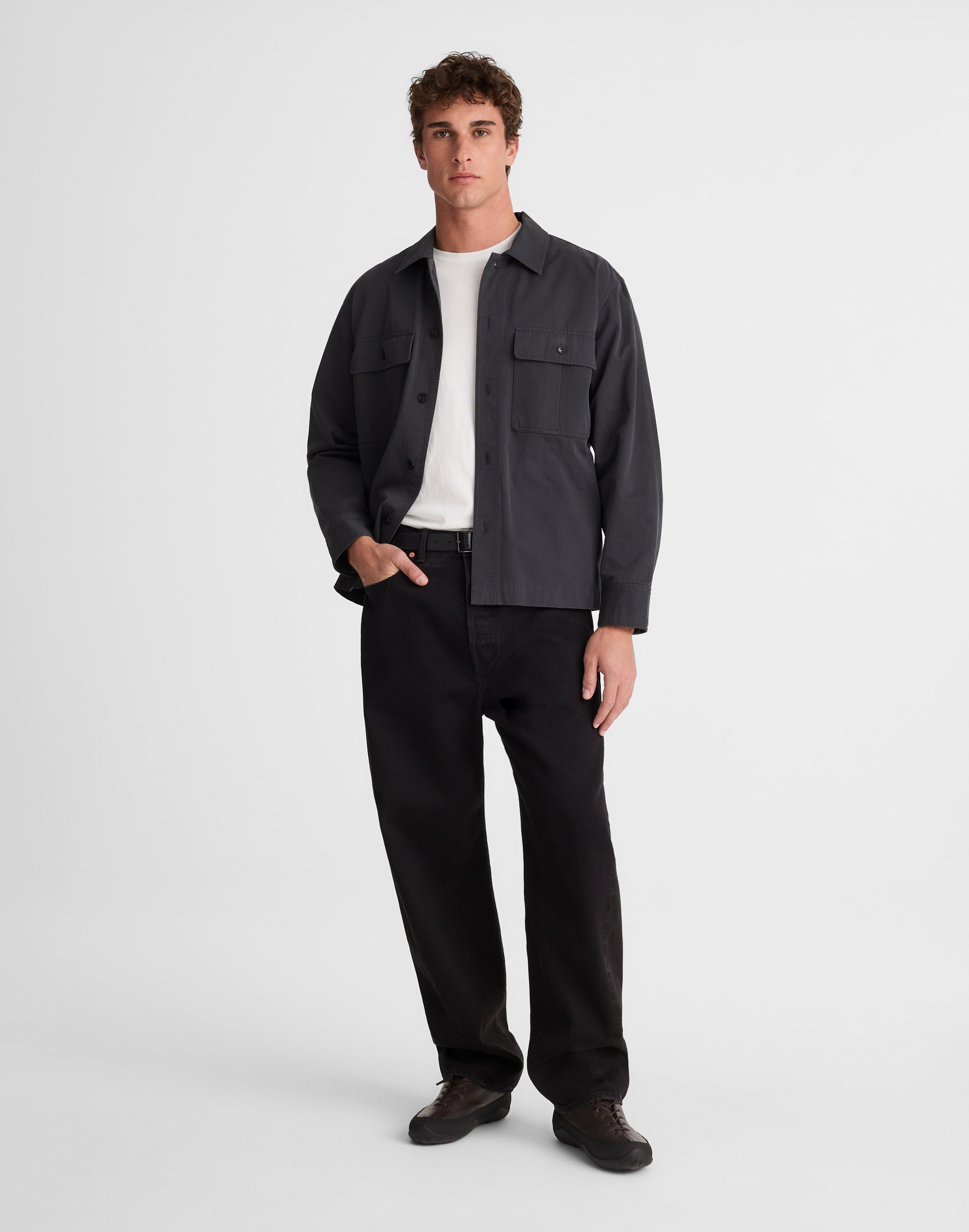Overshirt in Uniform Twill