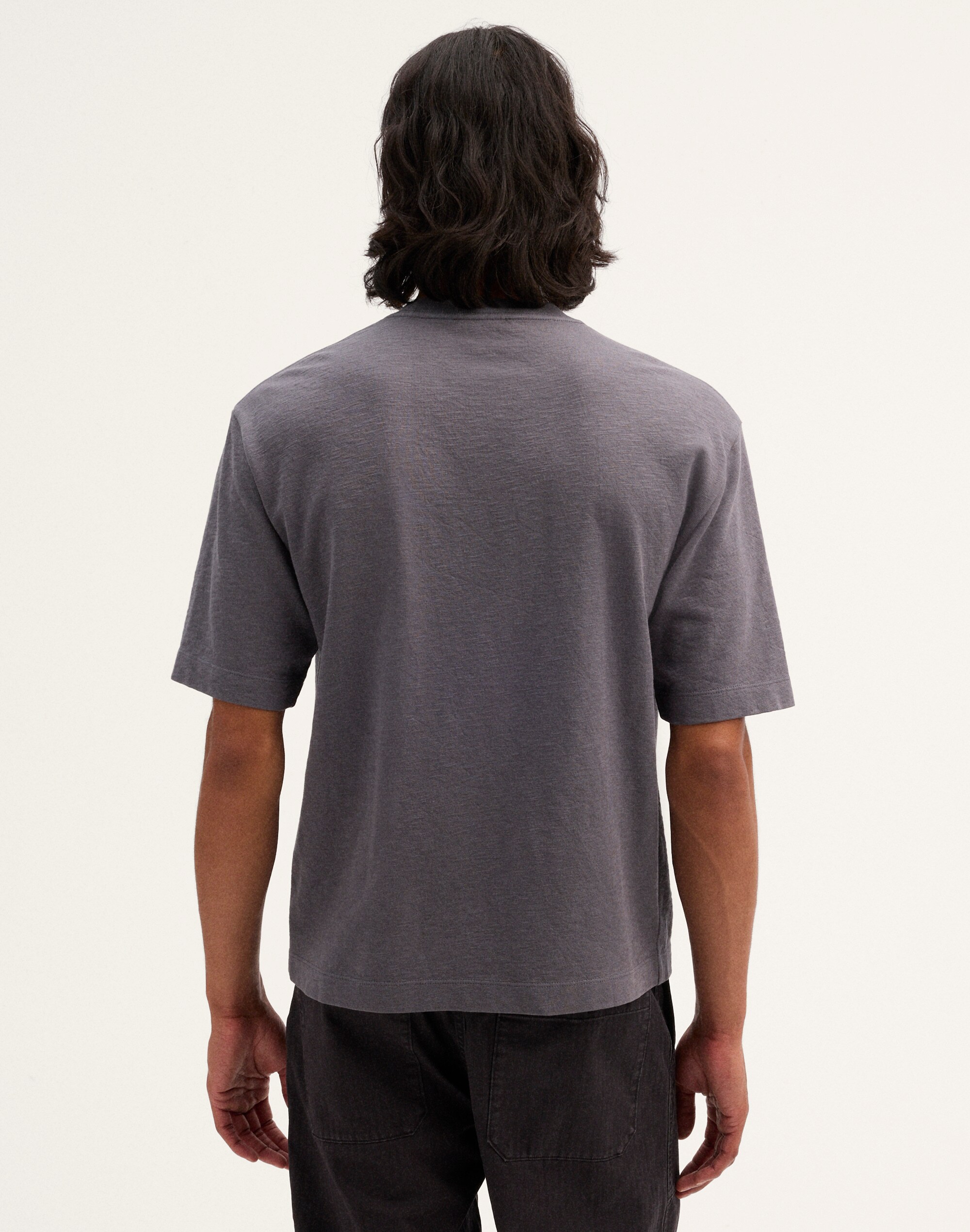 Boxy Pocket Tee in Weekend Slub
