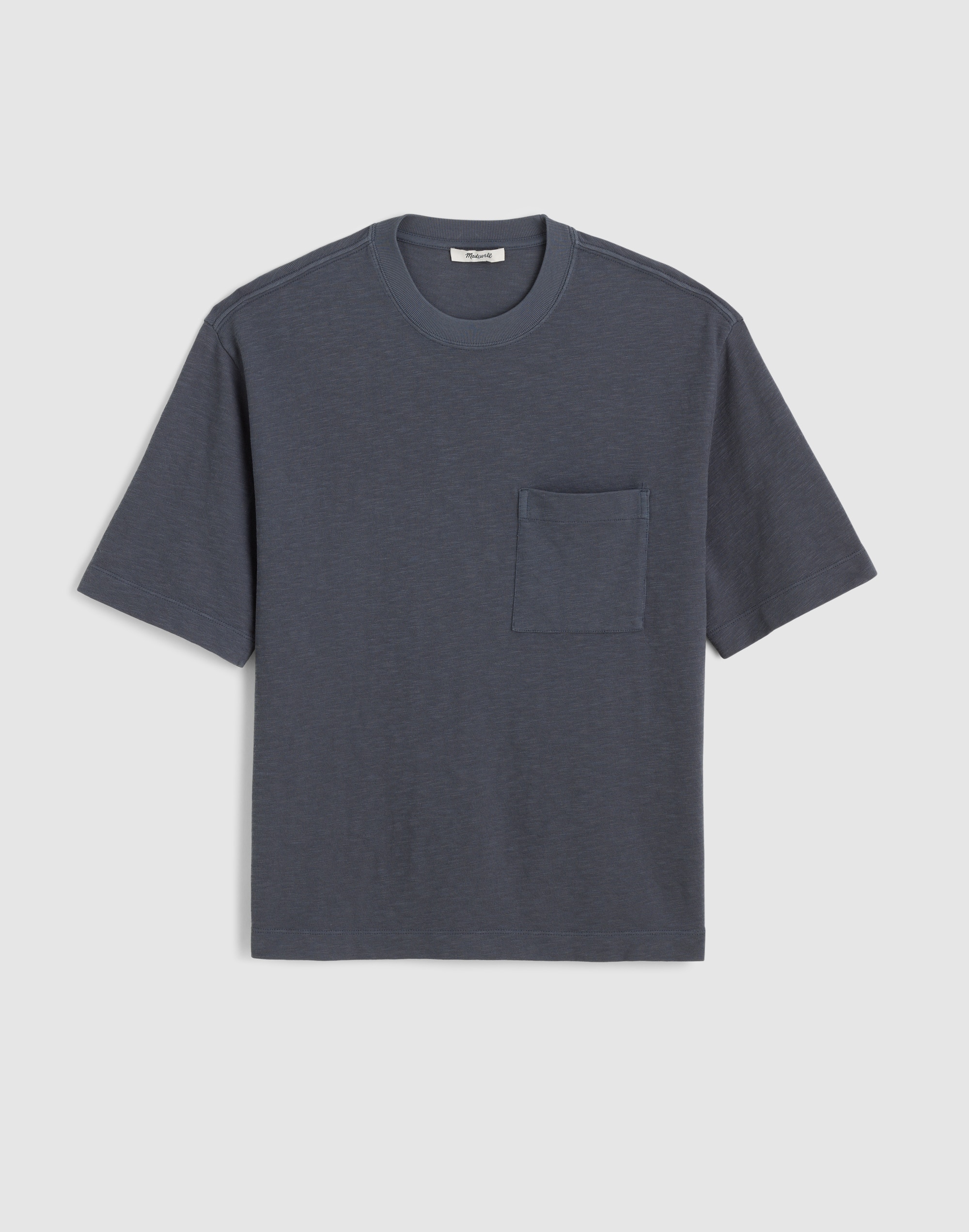 Boxy Pocket Tee in Weekend Slub