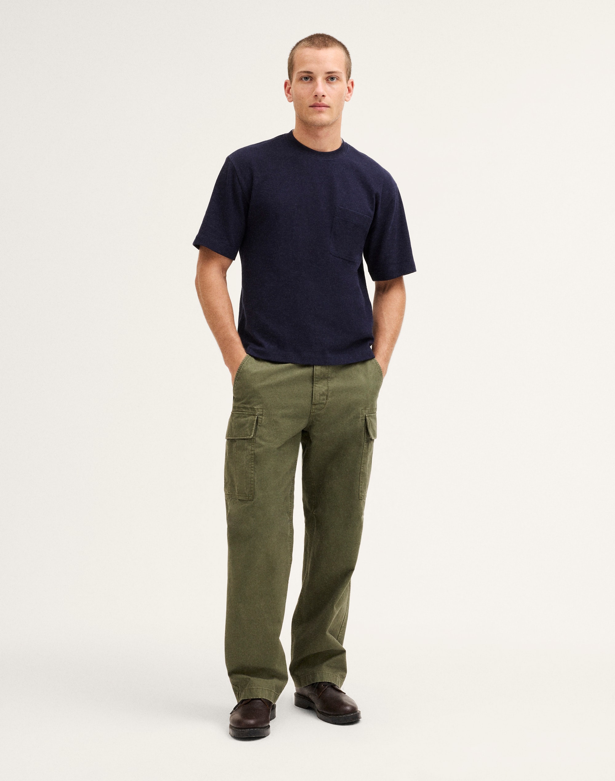Boxy Pocket Tee in Weekend Slub
