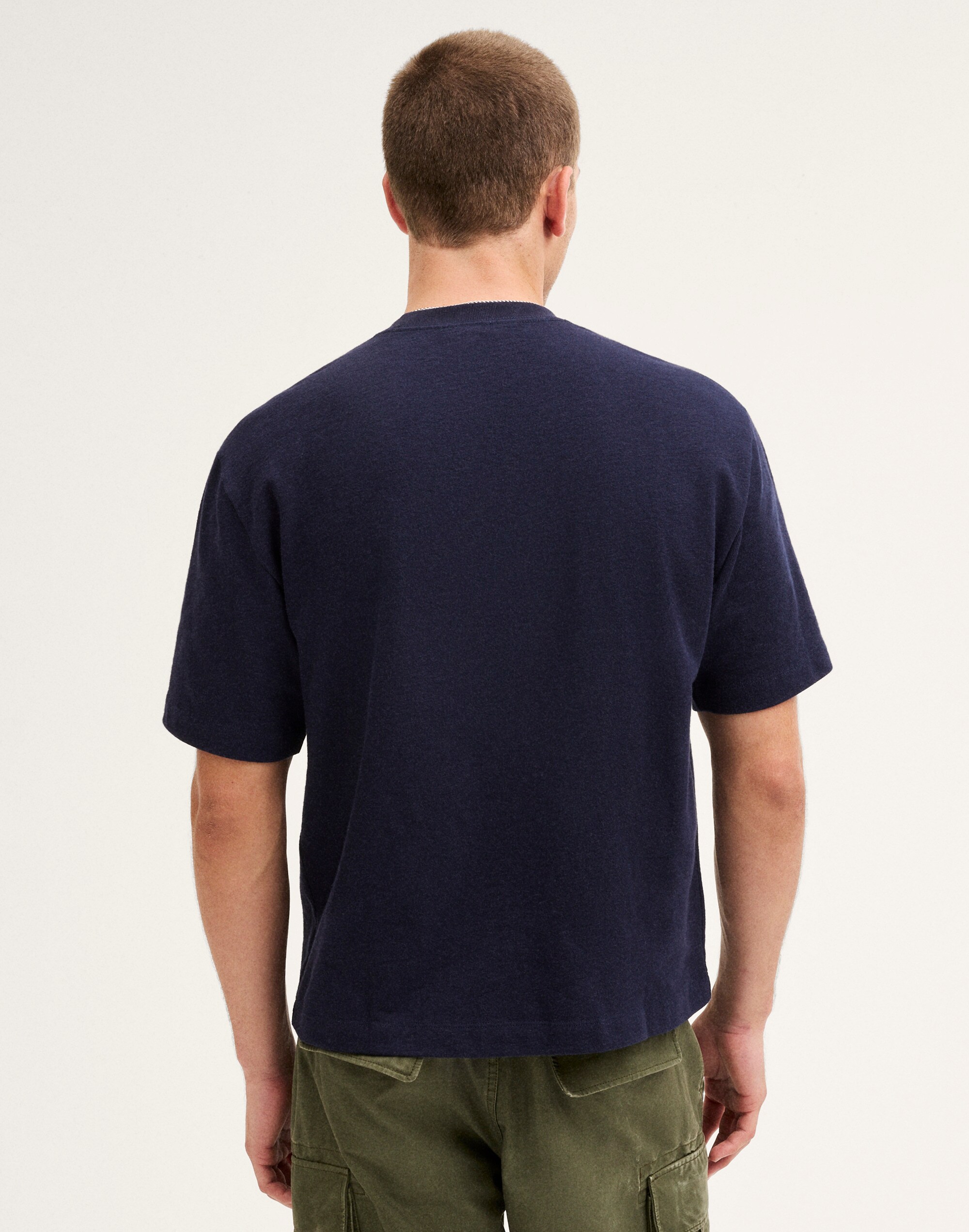 Boxy Pocket Tee in Weekend Slub