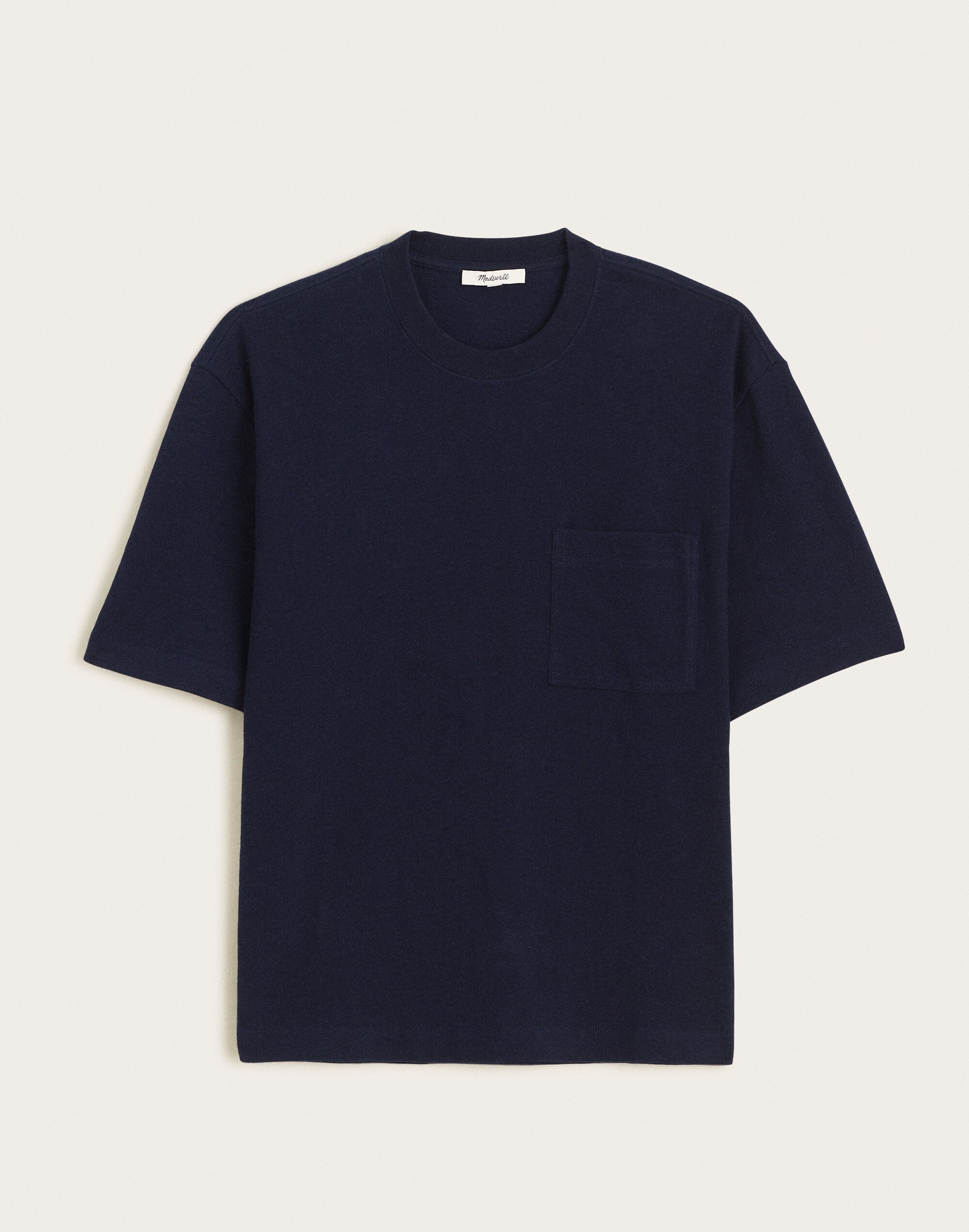 Boxy Pocket Tee in Weekend Slub
