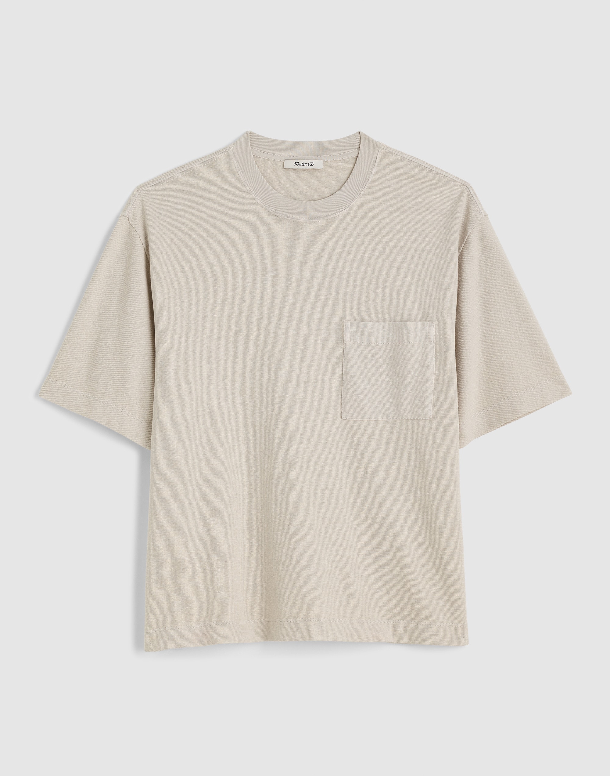 Boxy Pocket Tee in Weekend Slub