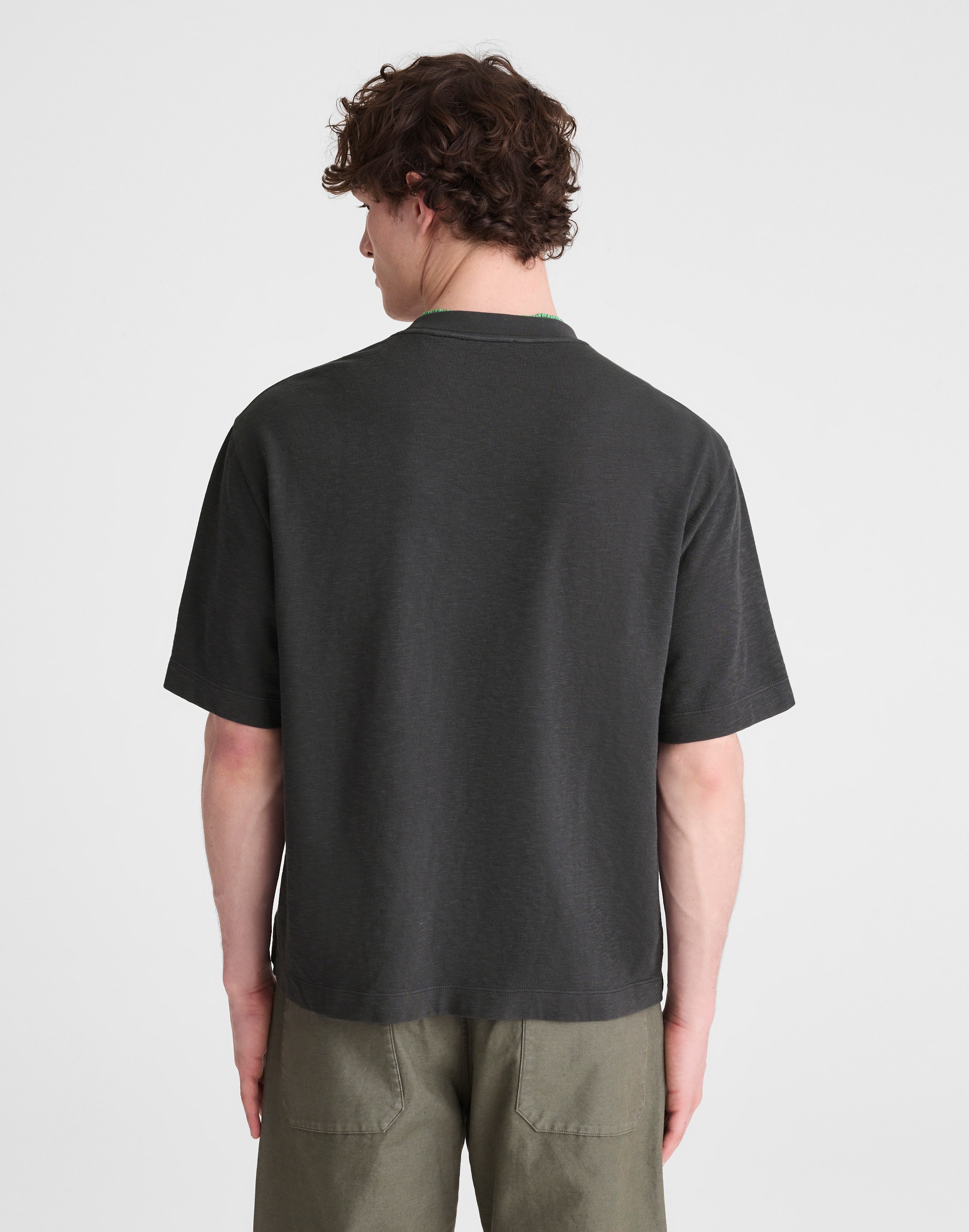 Boxy Pocket Tee in Weekend Slub