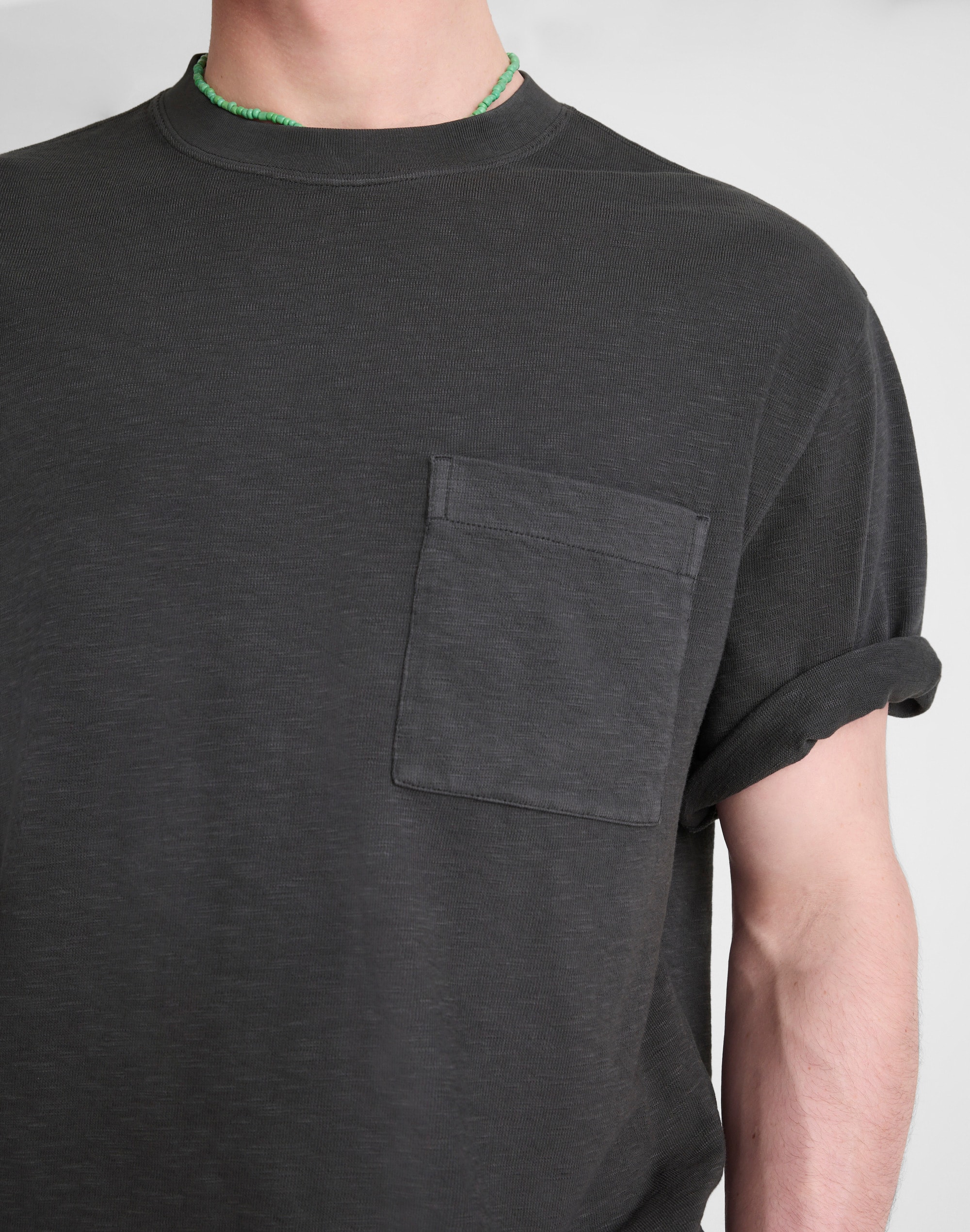 Boxy Pocket Tee in Weekend Slub