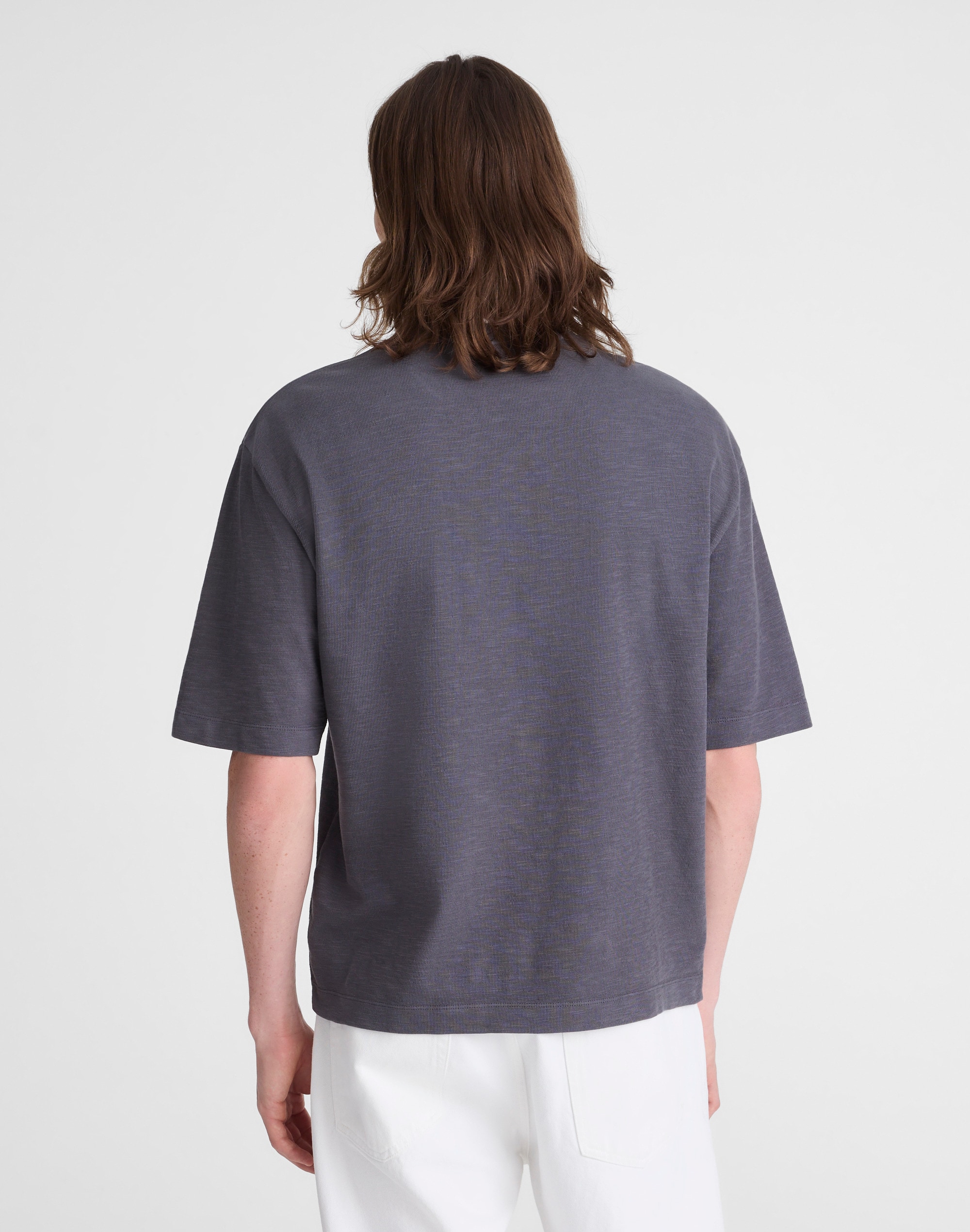 Boxy Slub Pocket Tee