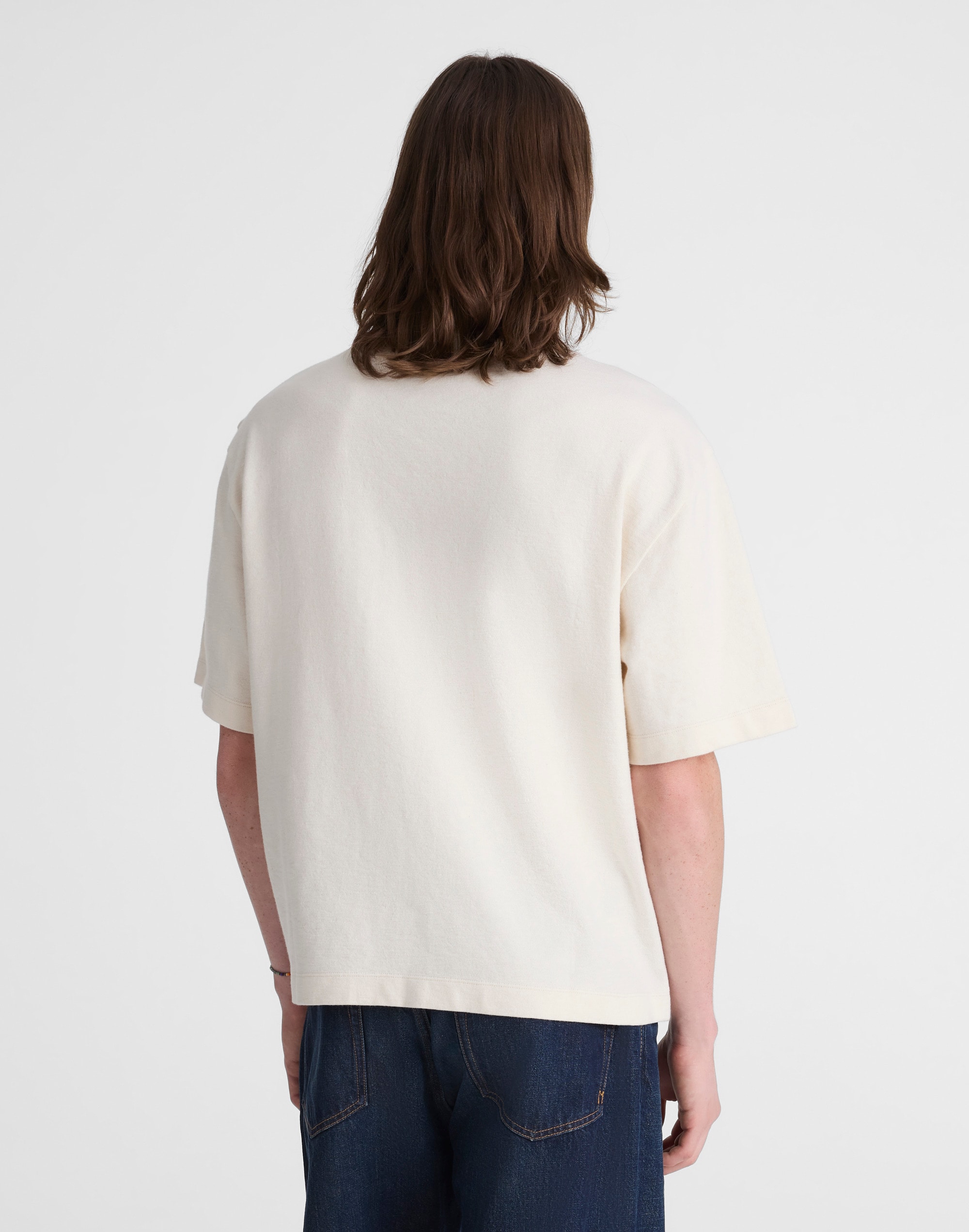 Boxy Slub Pocket Tee
