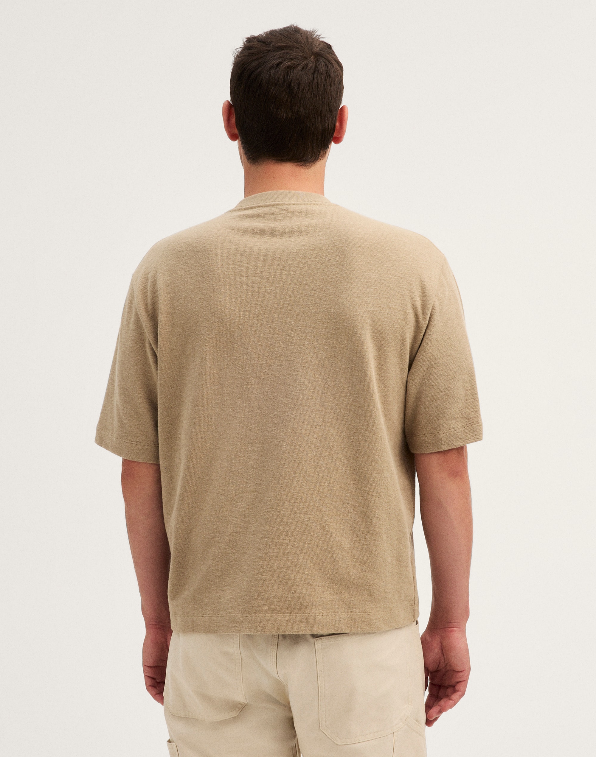 Boxy Pocket Tee in Weekend Slub