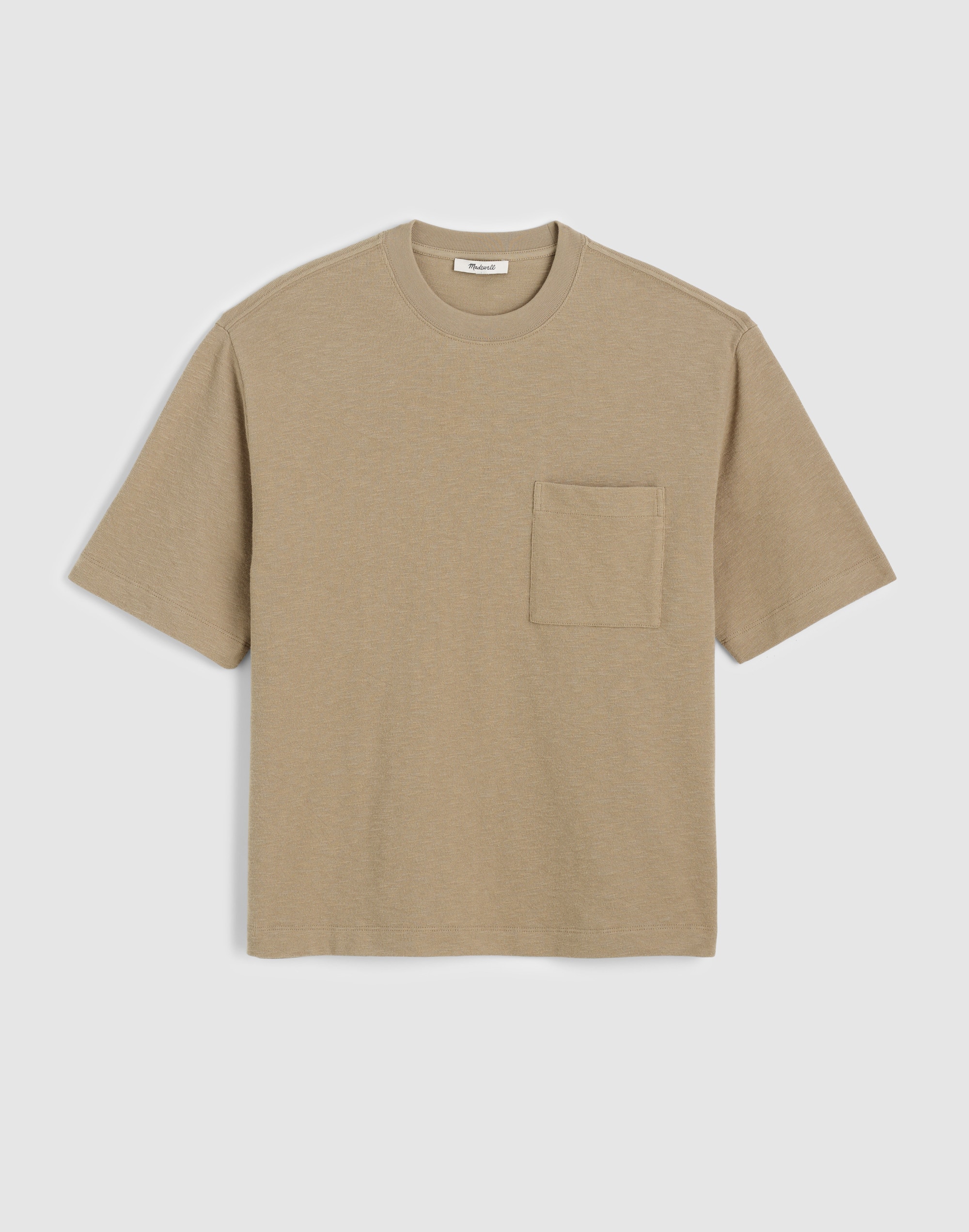 Boxy Pocket Tee in Weekend Slub