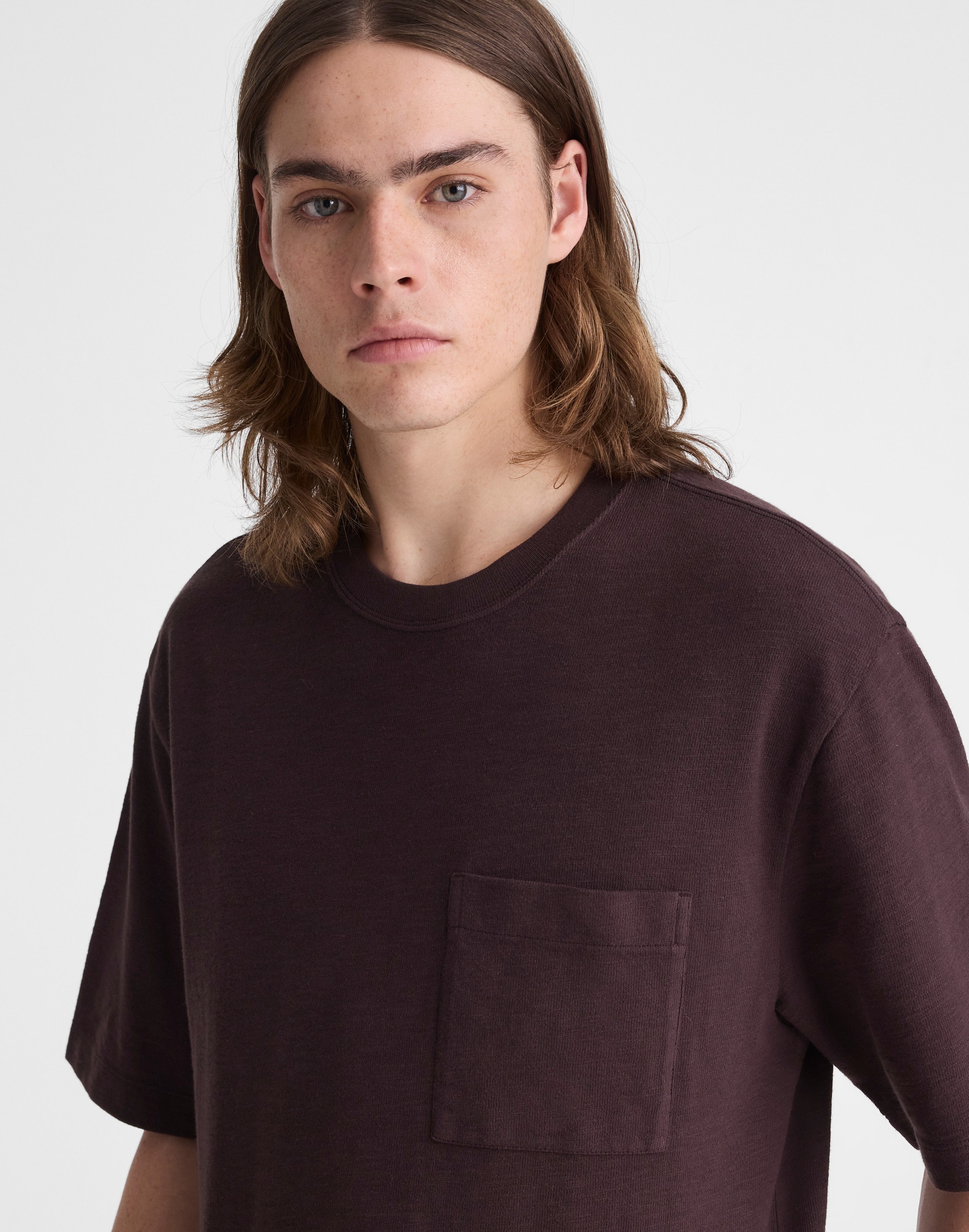 Boxy Slub Pocket Tee