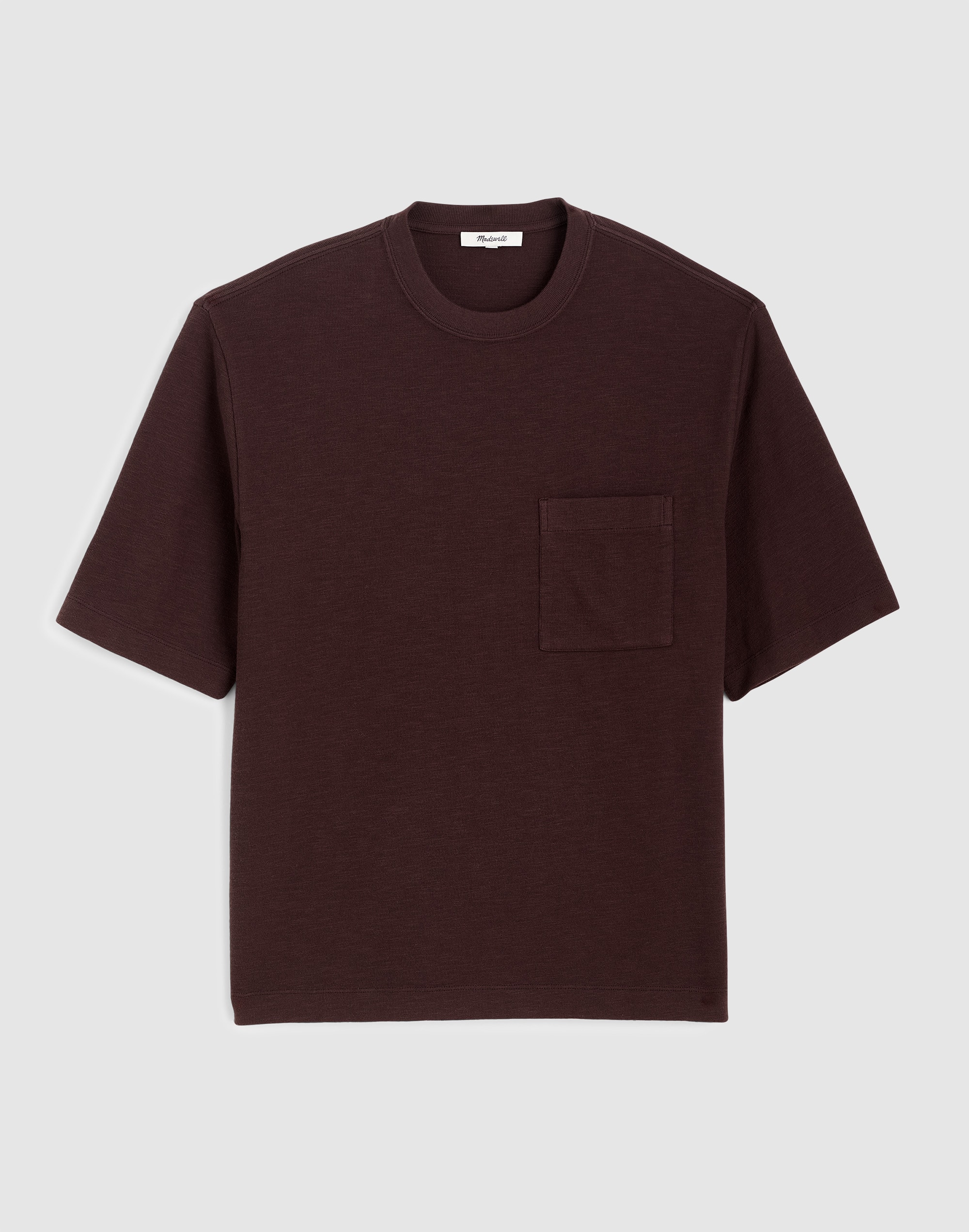 Boxy Slub Pocket Tee
