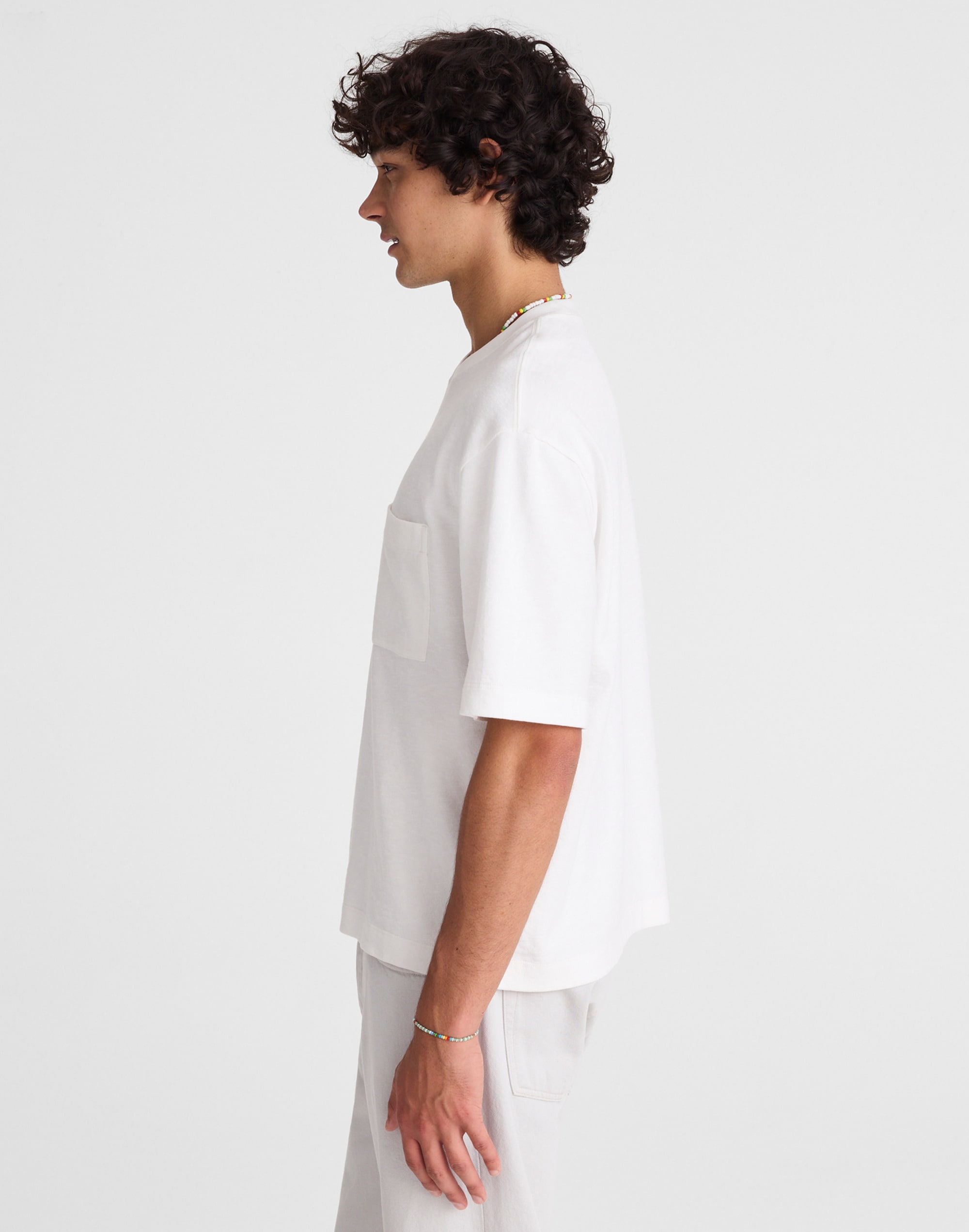 Boxy Pocket Tee in Weekend Slub