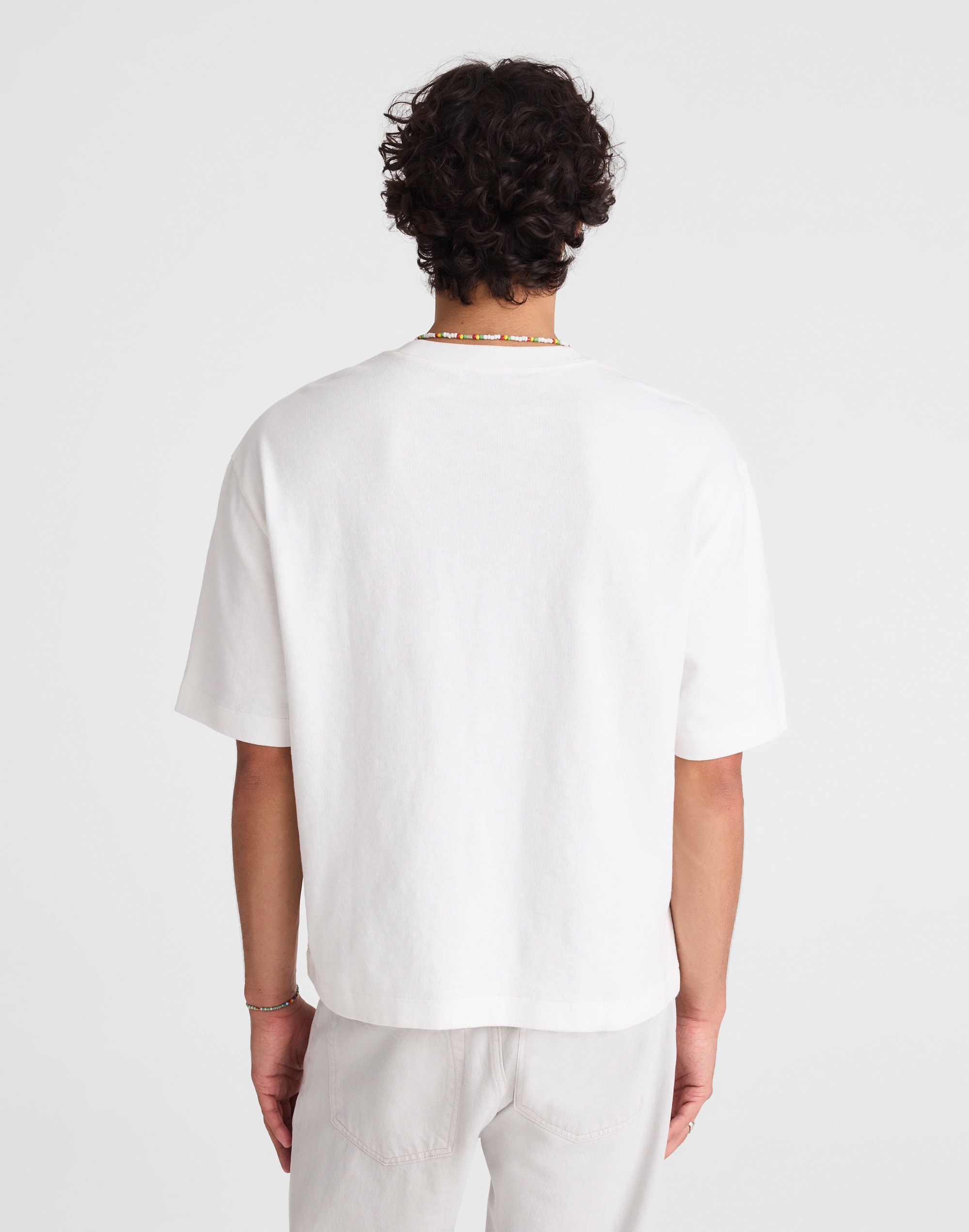 Boxy Pocket Tee in Weekend Slub