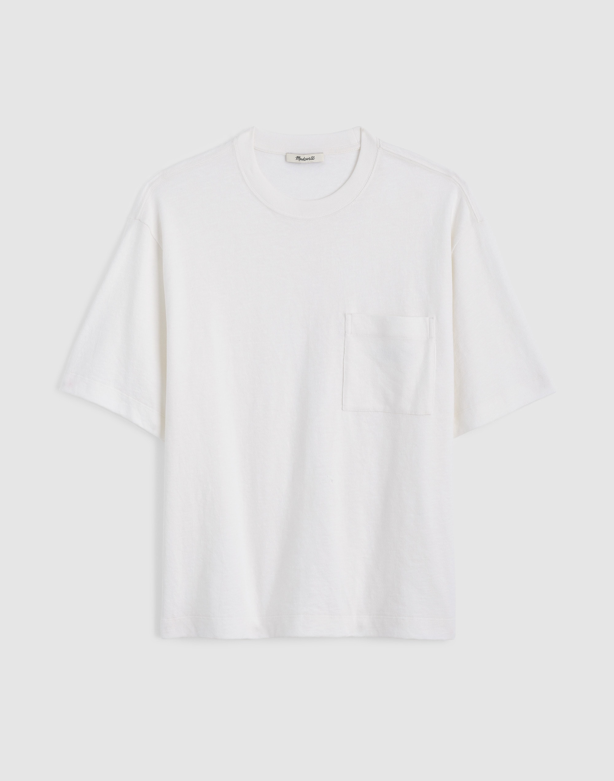 Boxy Pocket Tee in Weekend Slub