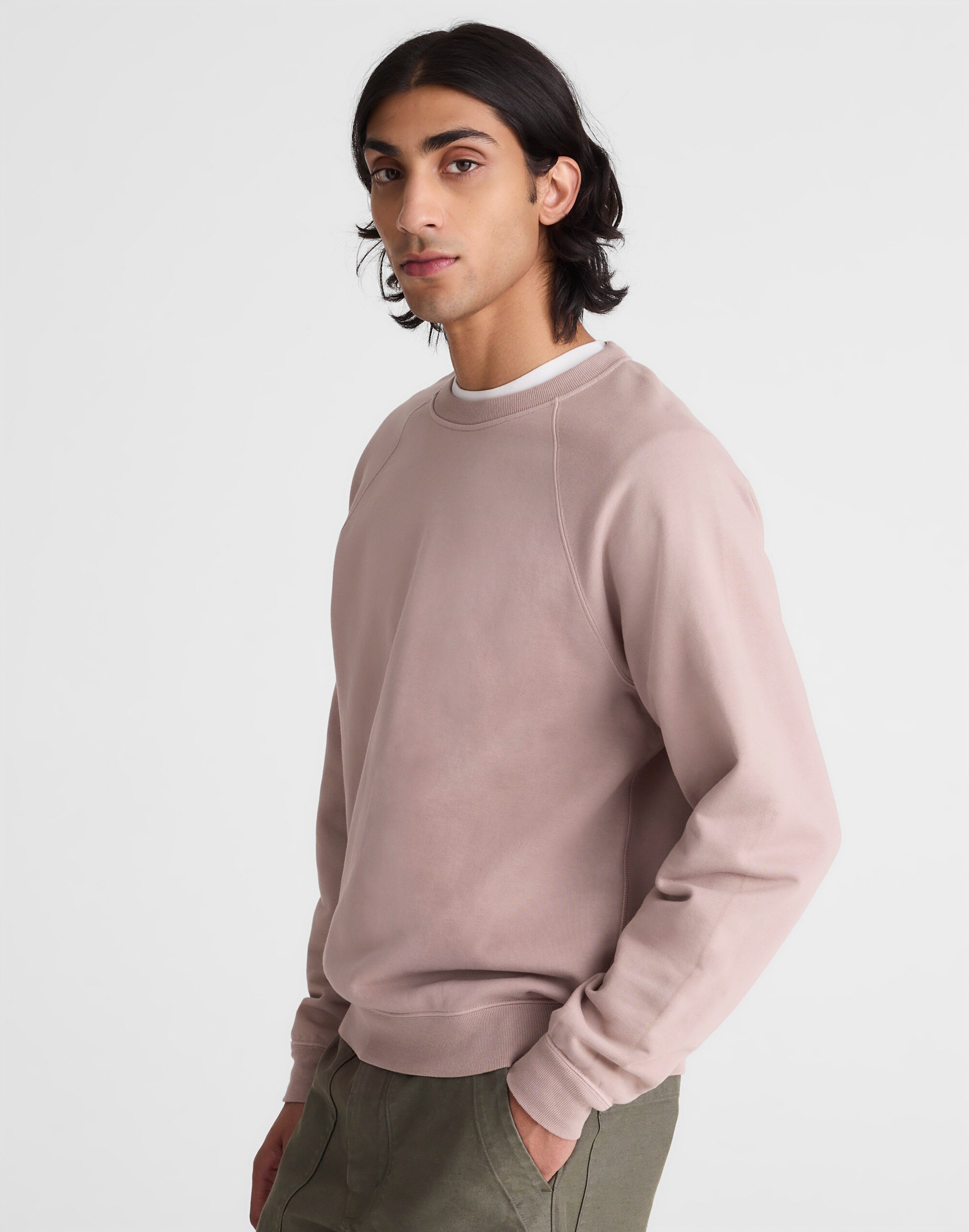 Crewneck Sweatshirt in Loopback Terry