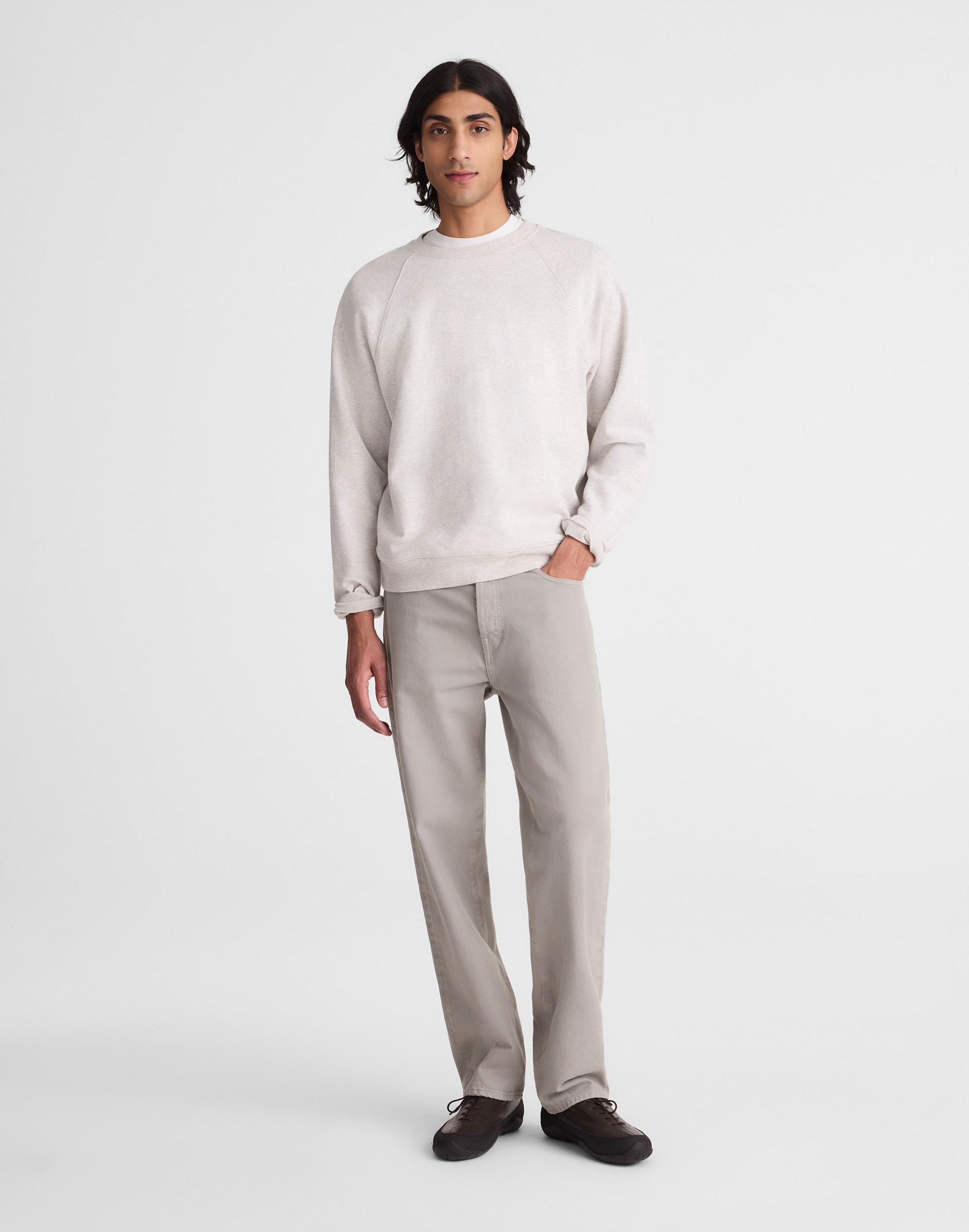 Crewneck Sweatshirt in Loopback Terry