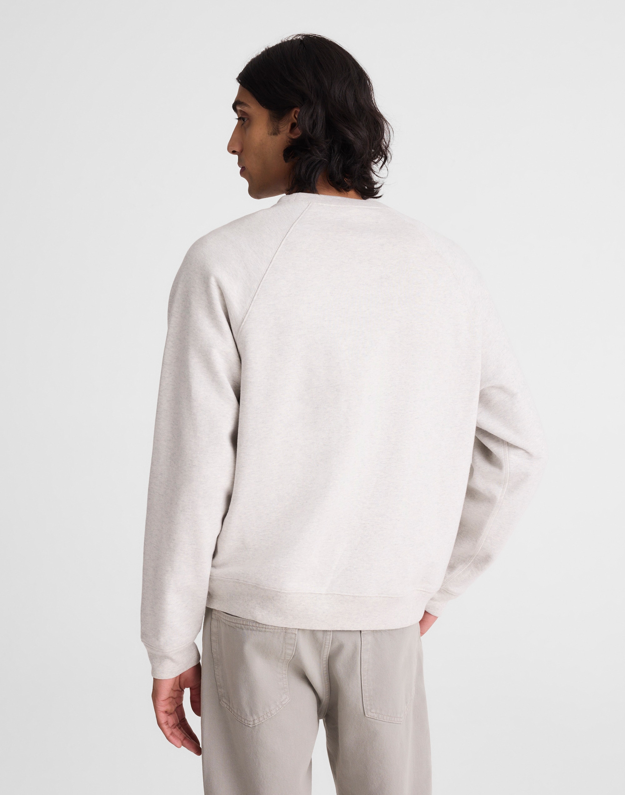 Crewneck Sweatshirt in Loopback Terry