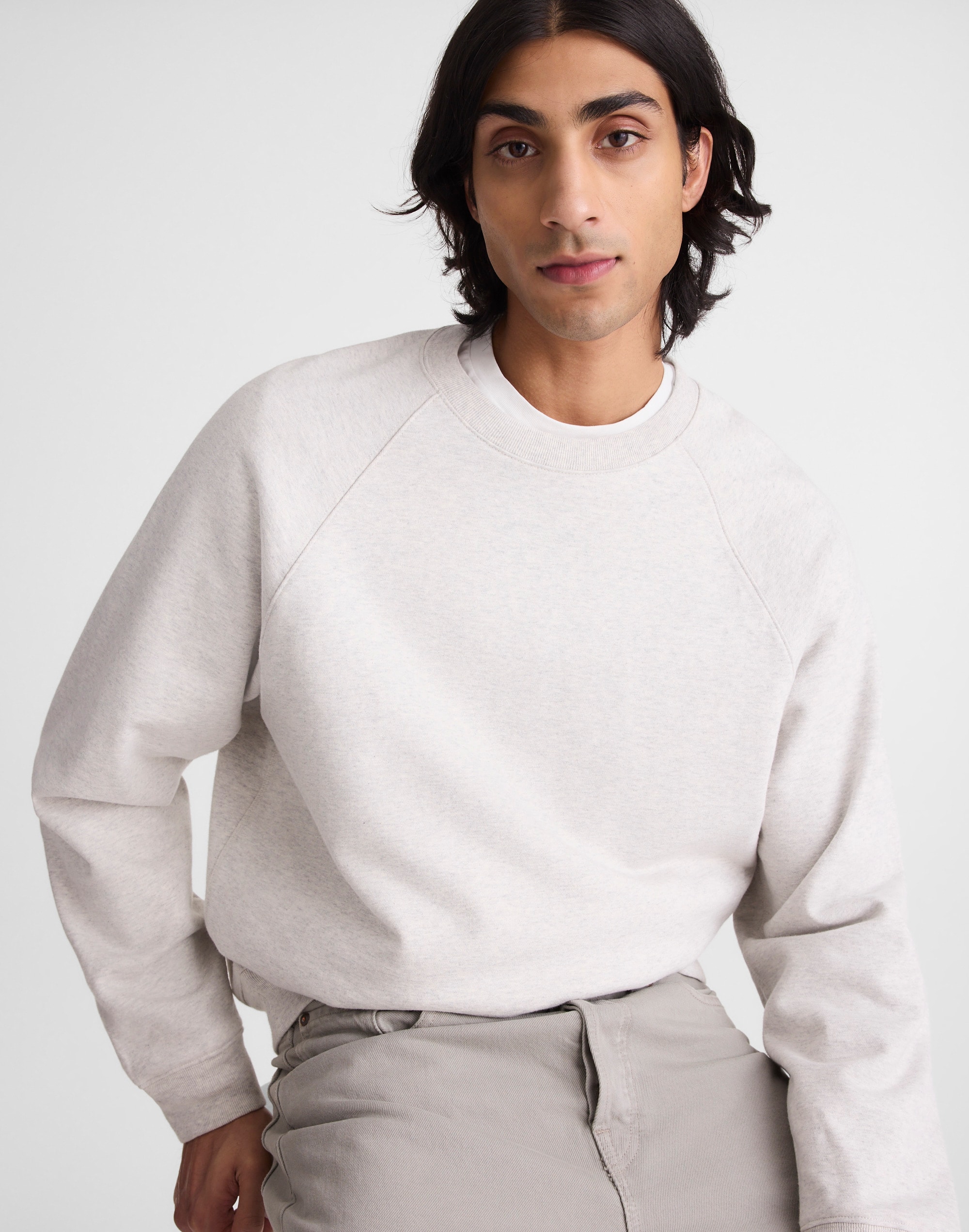 Crewneck Sweatshirt in Loopback Terry