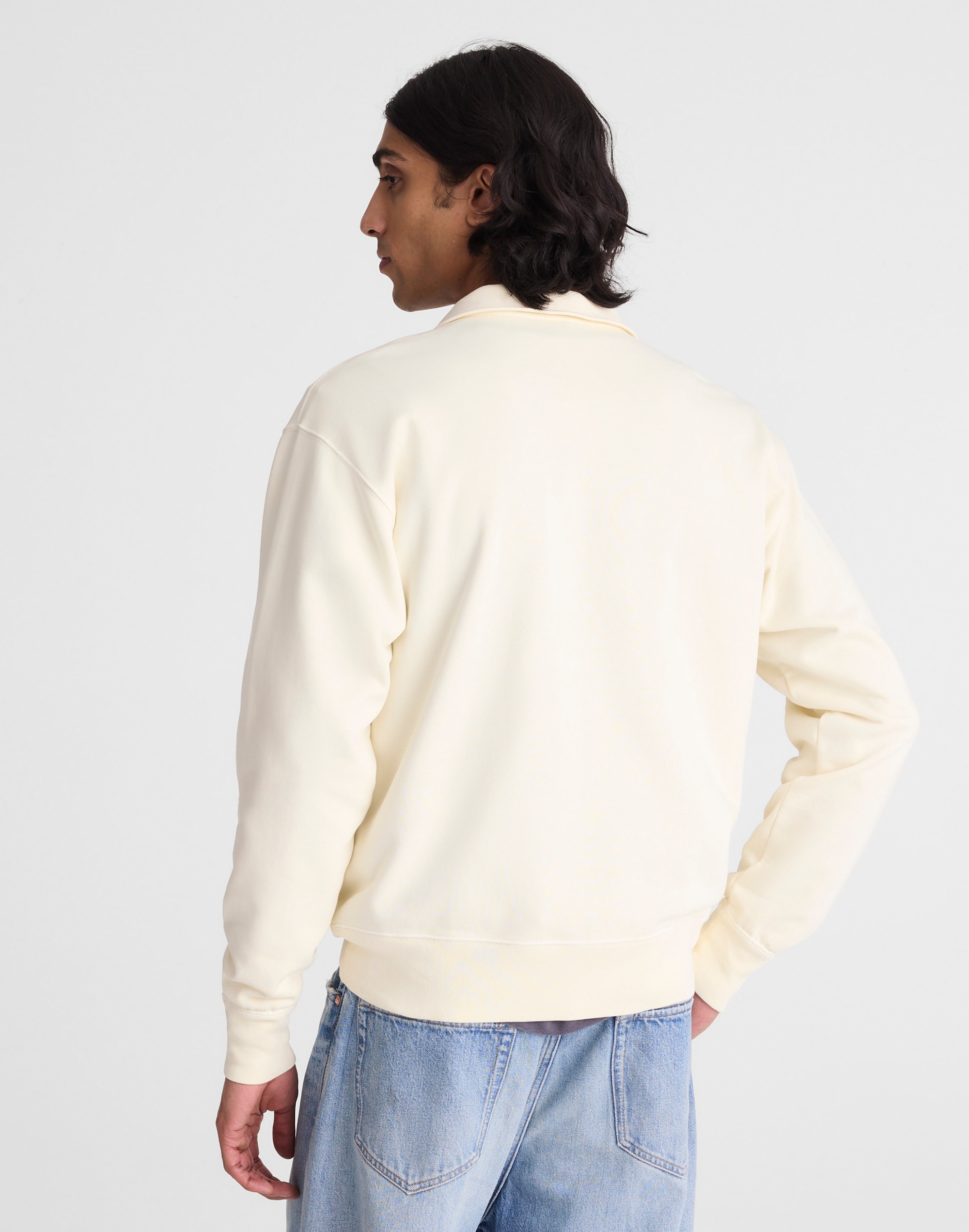 Quarter-Zip Sweatshirt in Loopback Terry