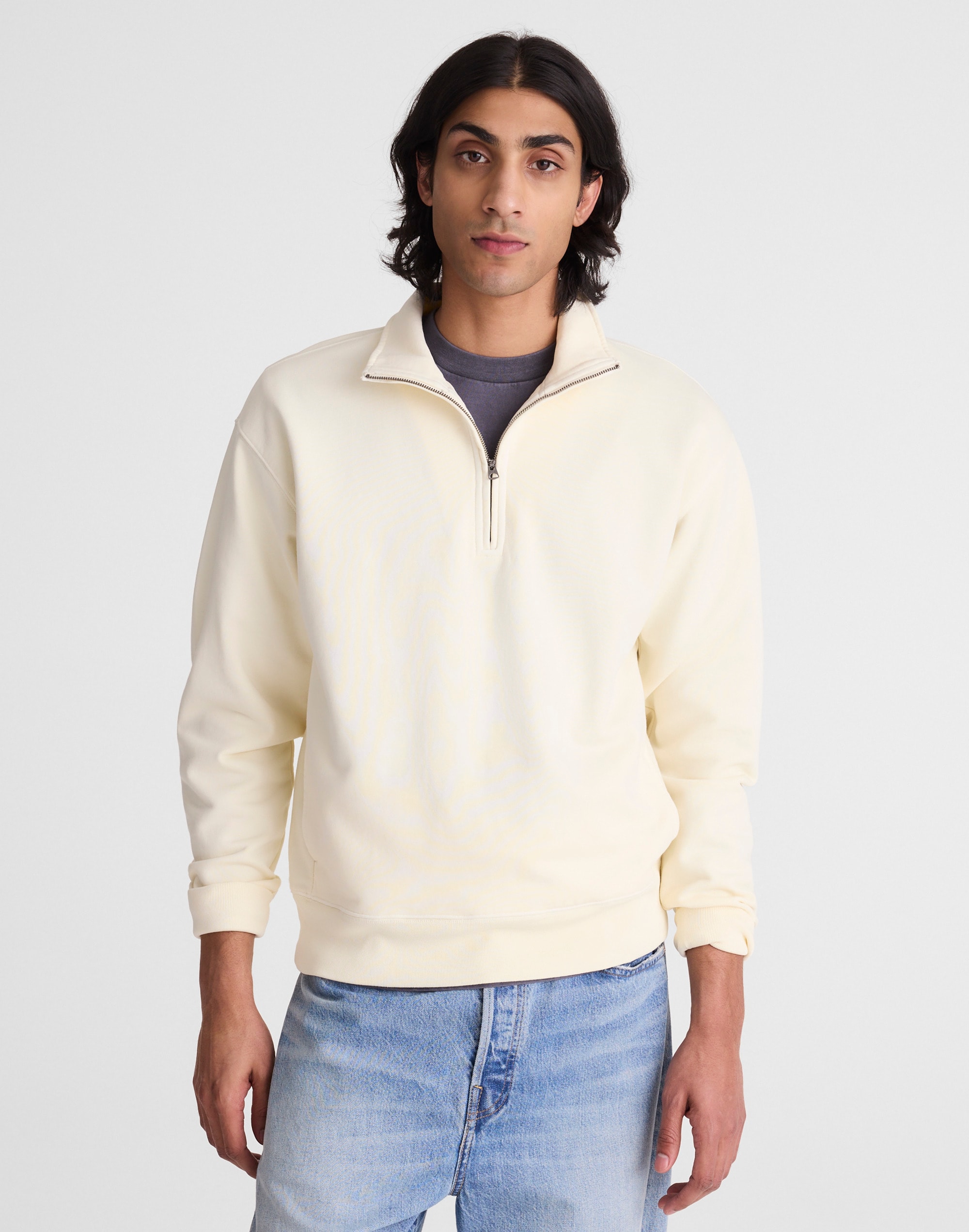 Quarter-Zip Sweatshirt in Loopback Terry