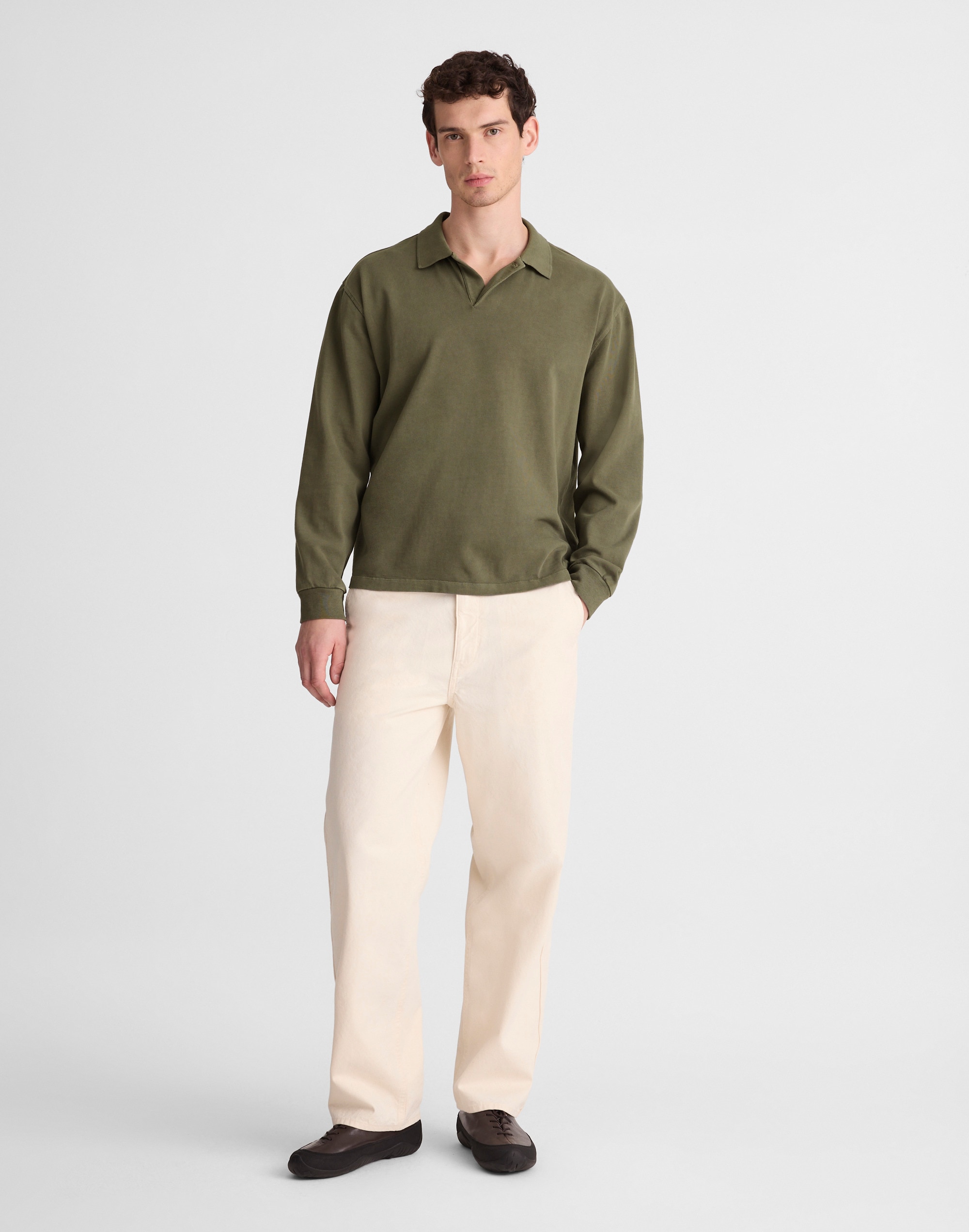Compact-Knit Sweater Polo