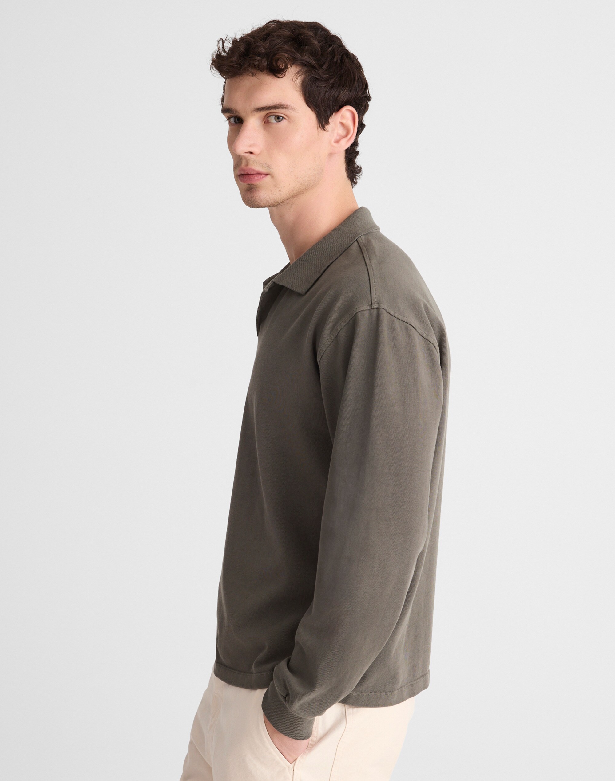 Compact-Knit Sweater Polo