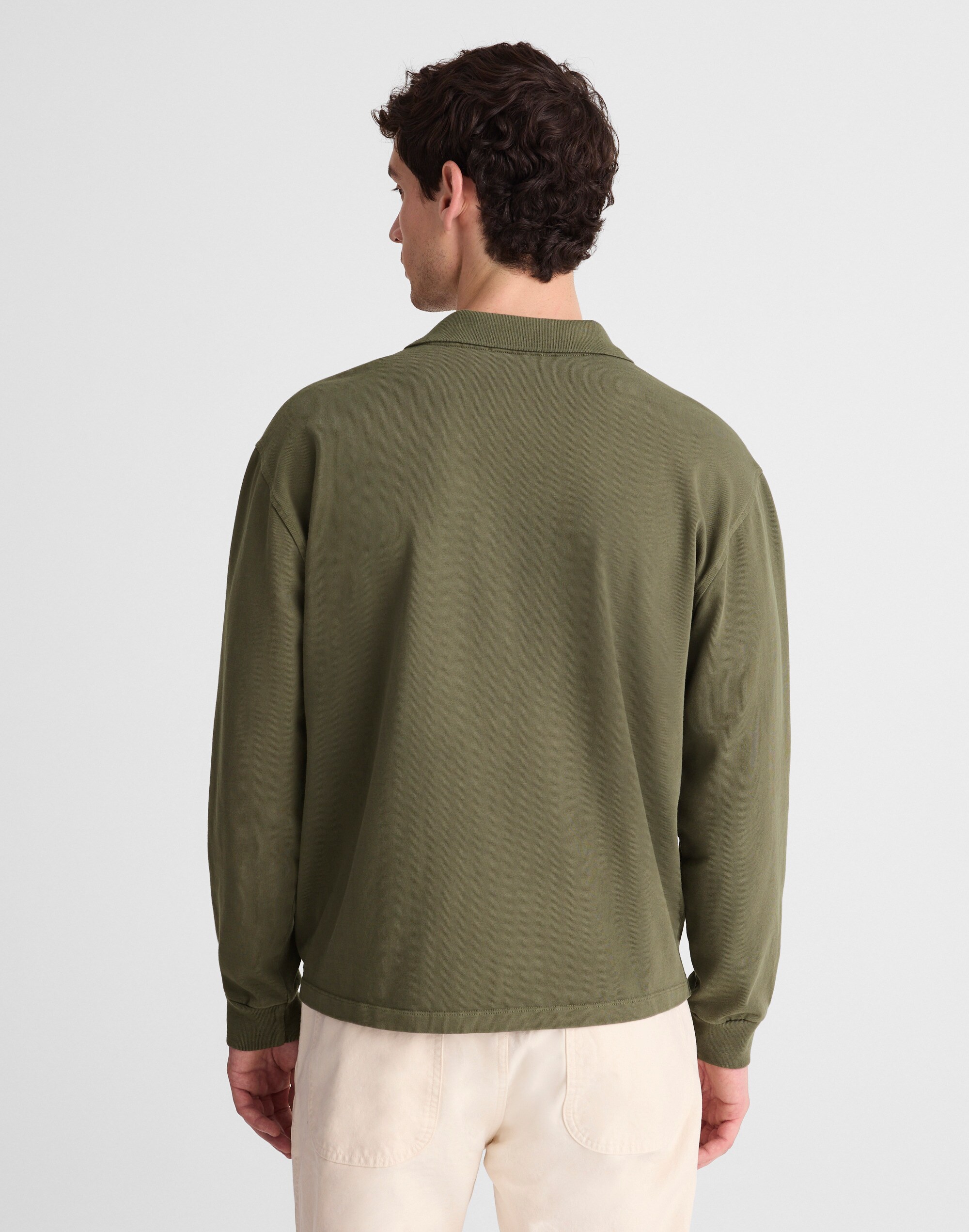 Compact-Knit Sweater Polo