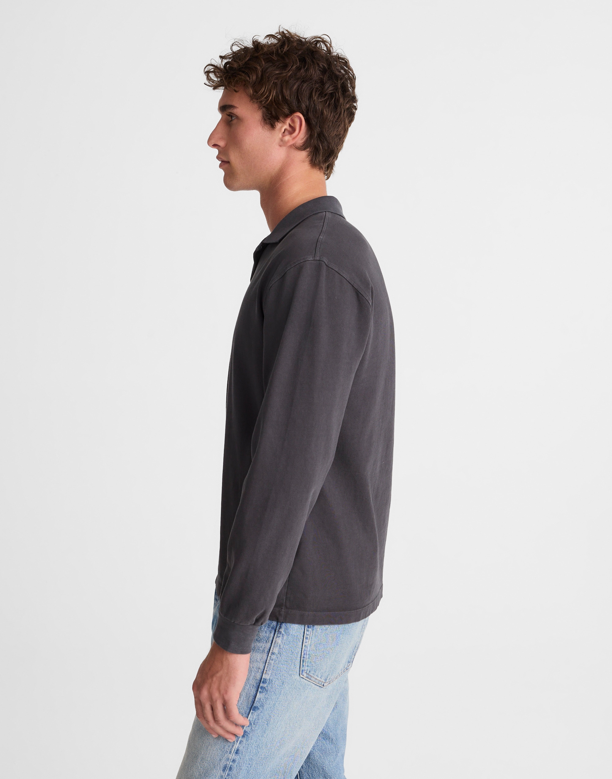 Compact-Knit Sweater Polo
