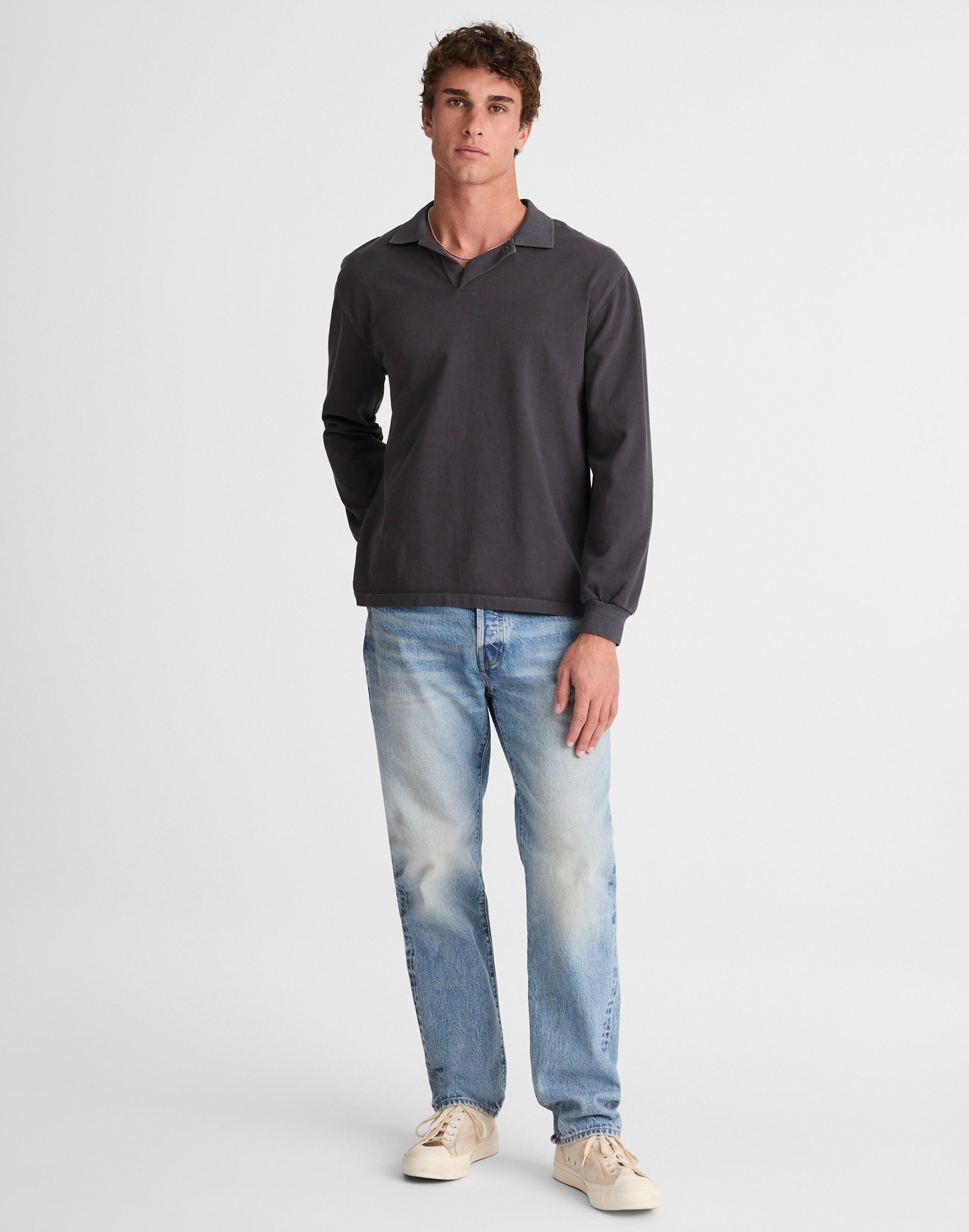 Compact-Knit Sweater Polo
