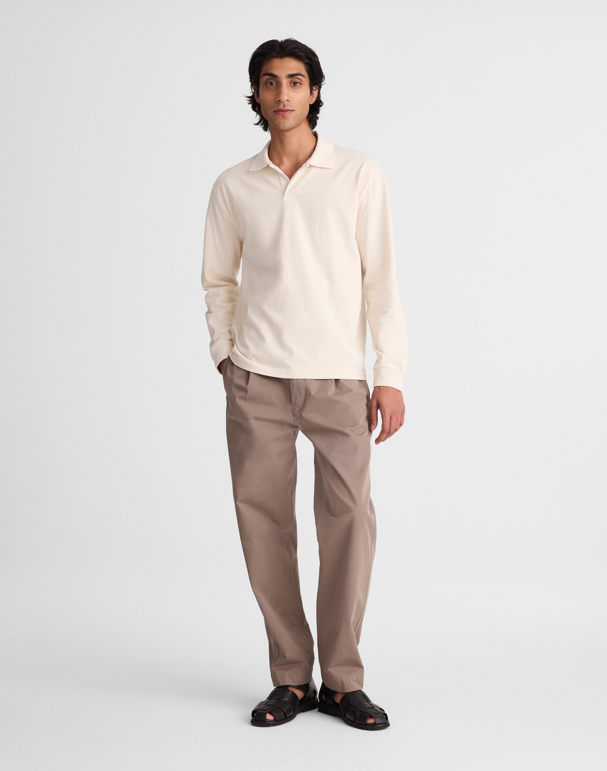 Compact-Knit Sweater Polo