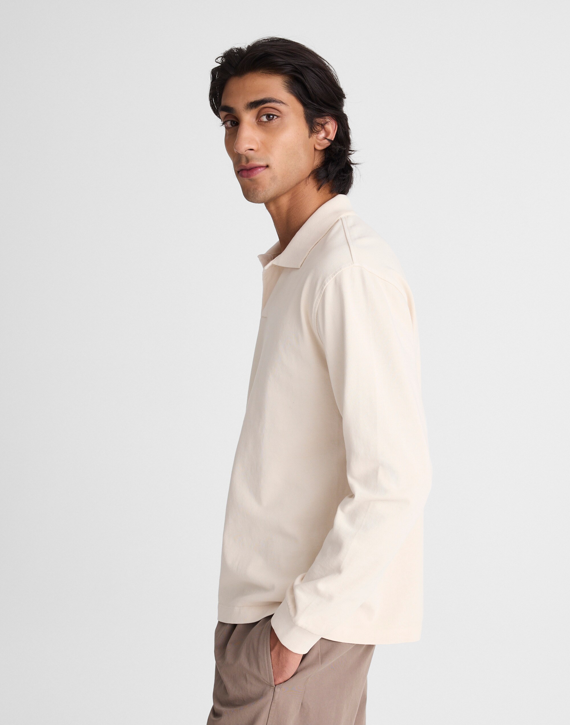 Compact-Knit Sweater Polo