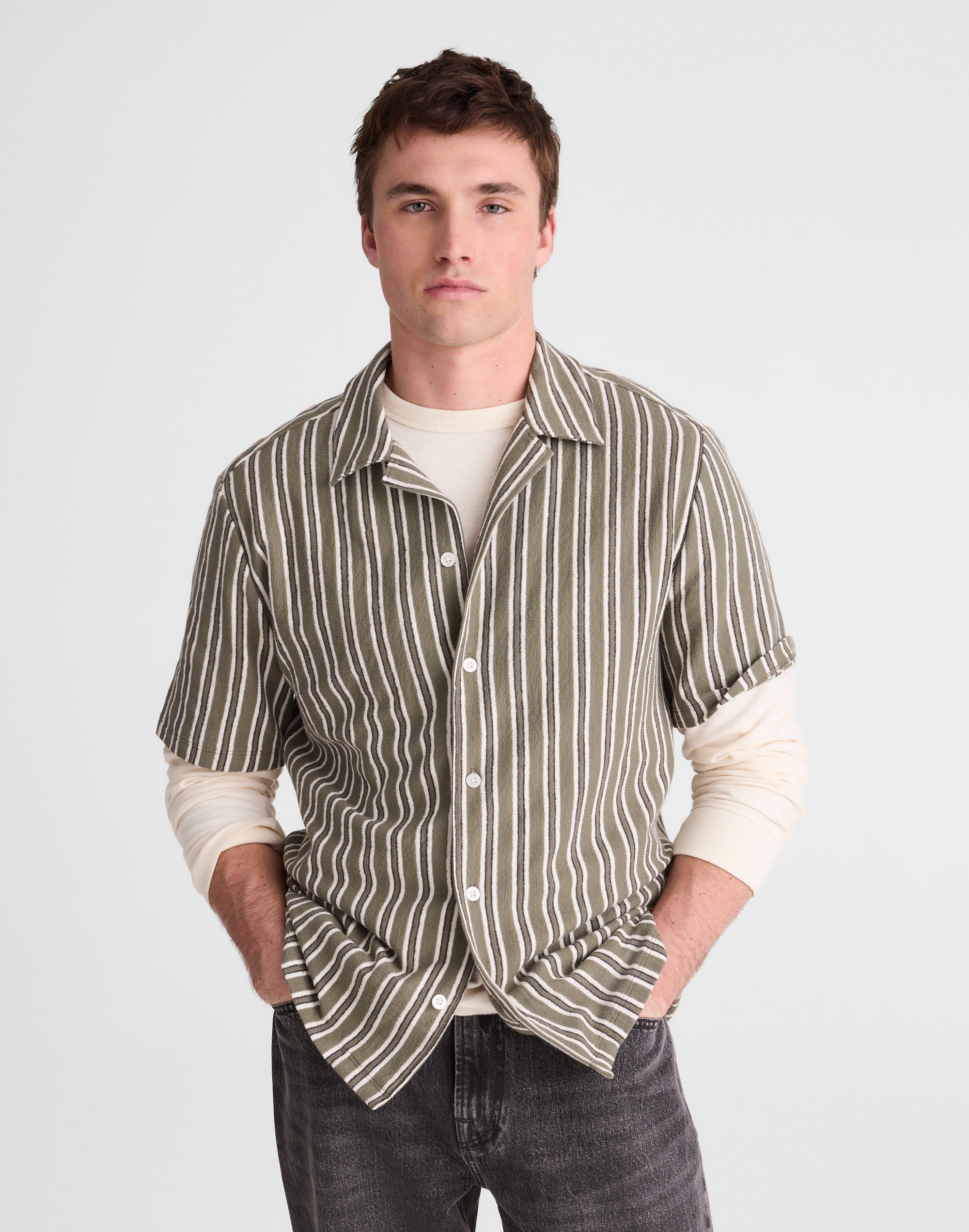 The Camp Shirt in Seaport Terry