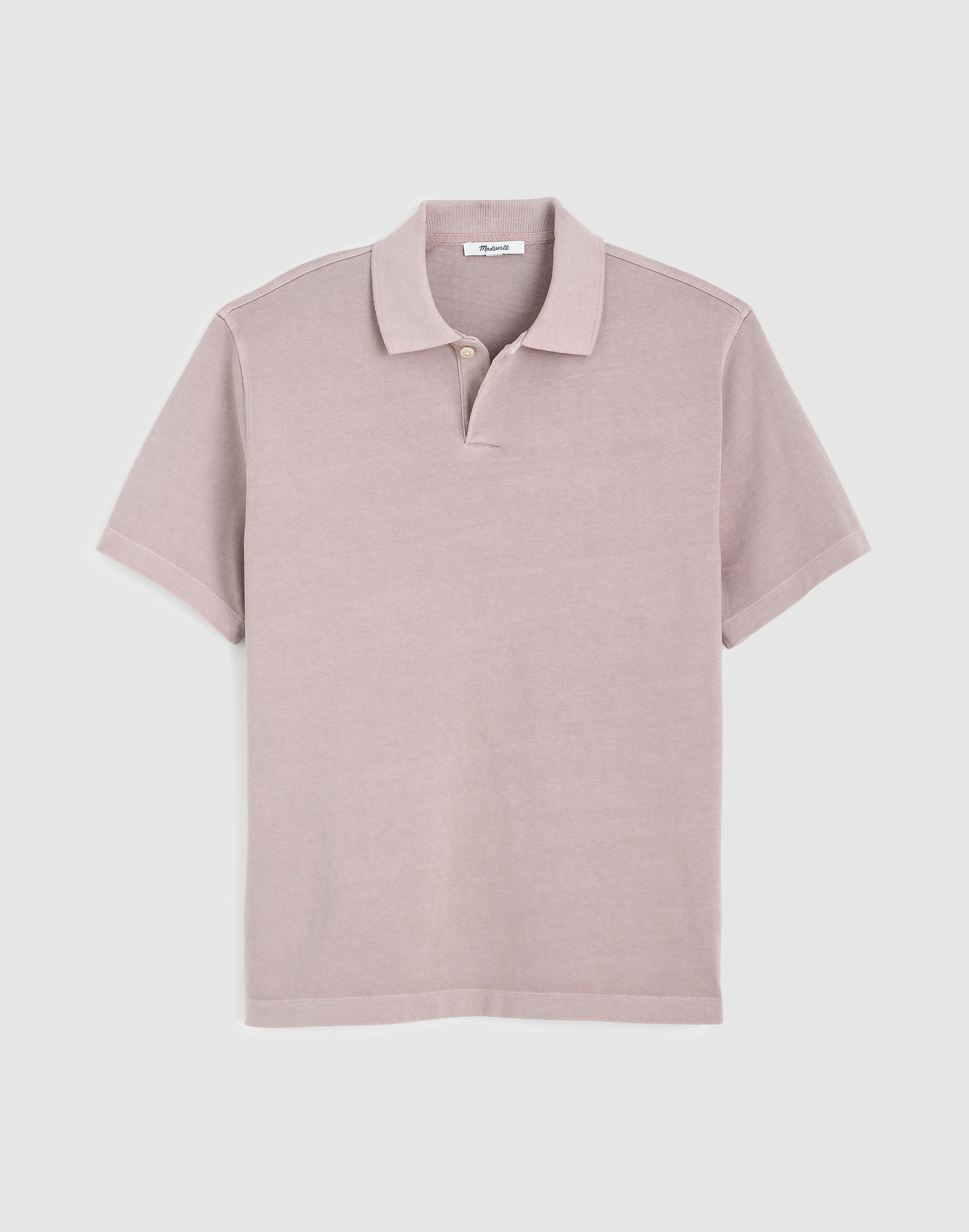 Short-Sleeve Compact-Knit Polo