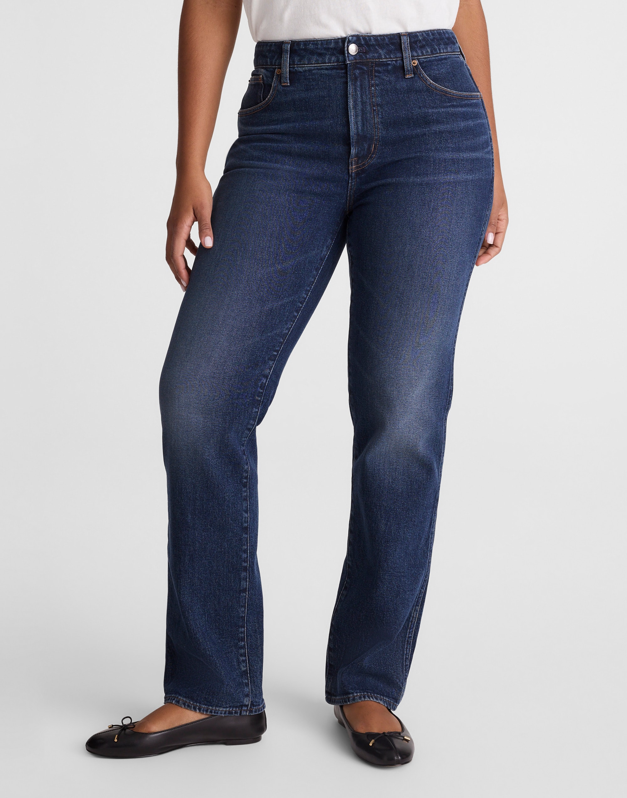 The Curvy Longline Straight Jean