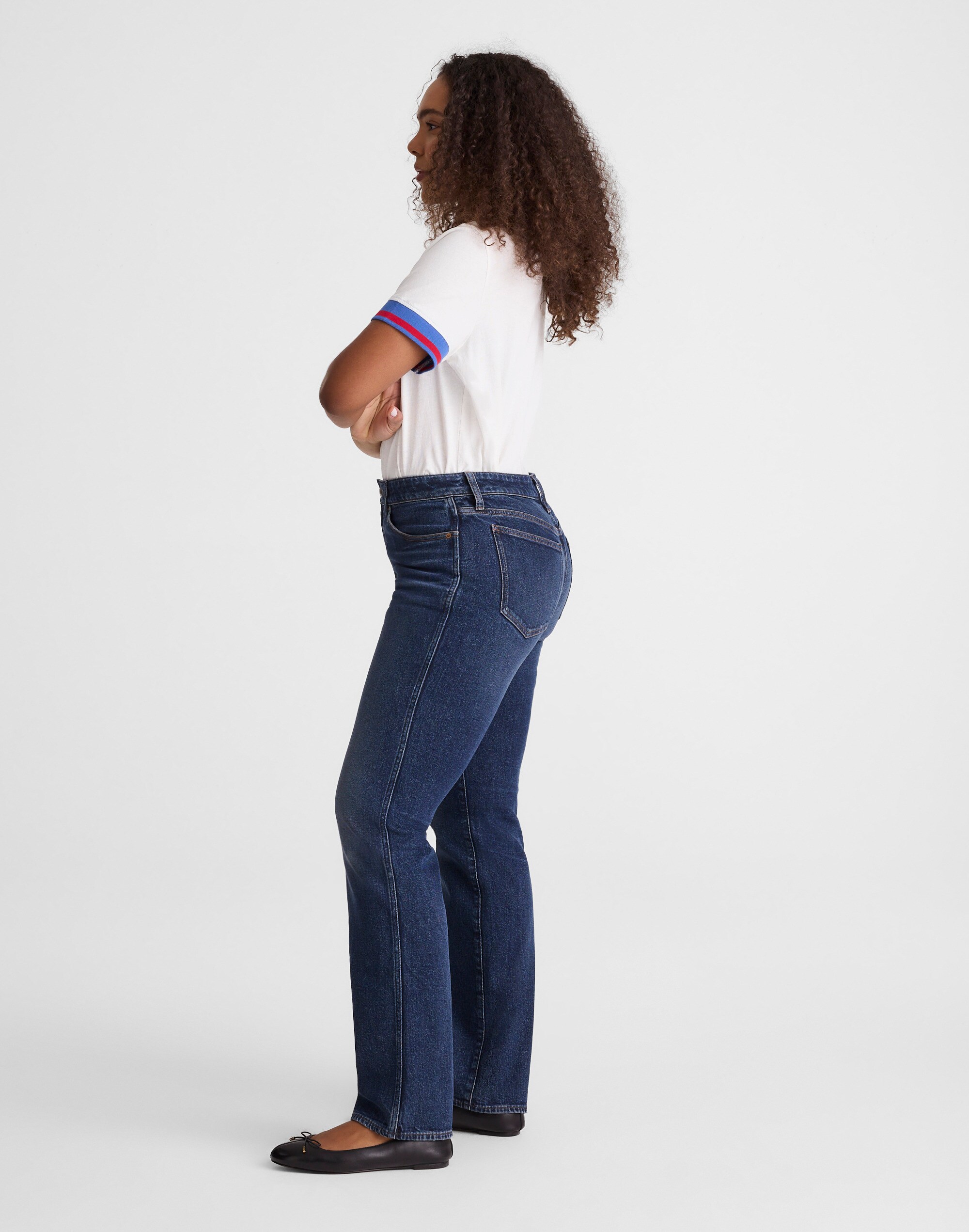 The Curvy Longline Straight Jean