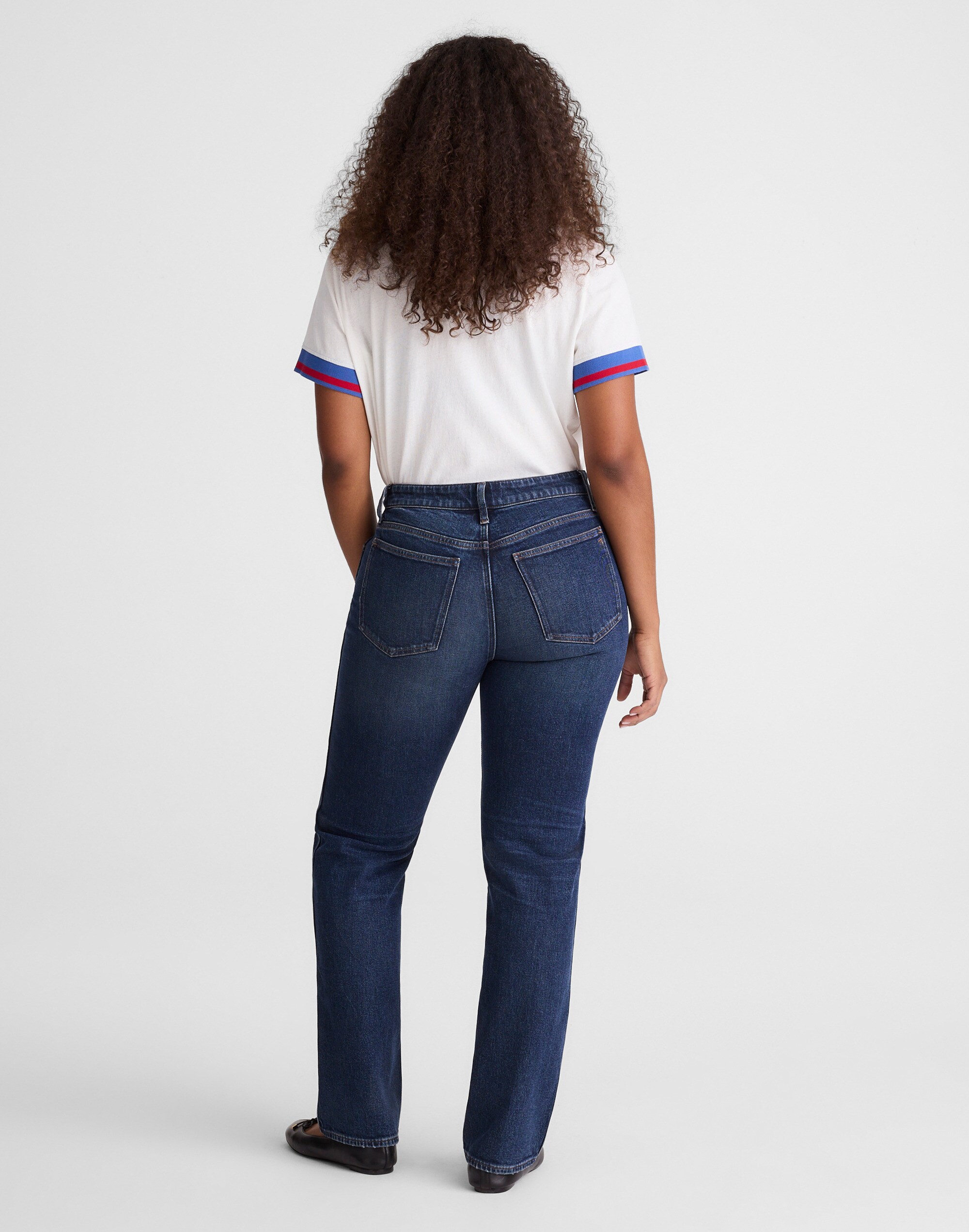 The Curvy Longline Straight Jean