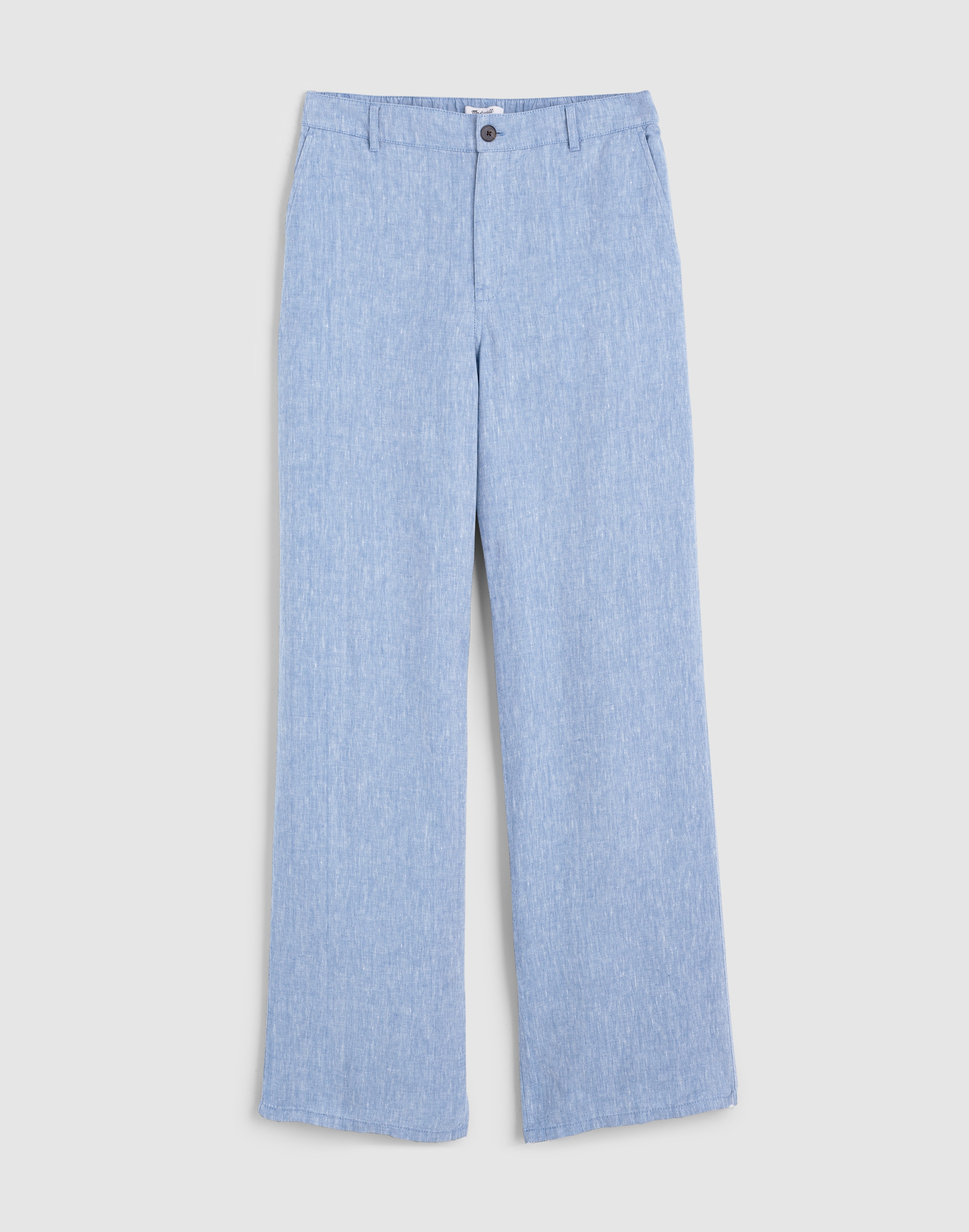 The Zoe Relaxed Straight Pant in 100% Linen