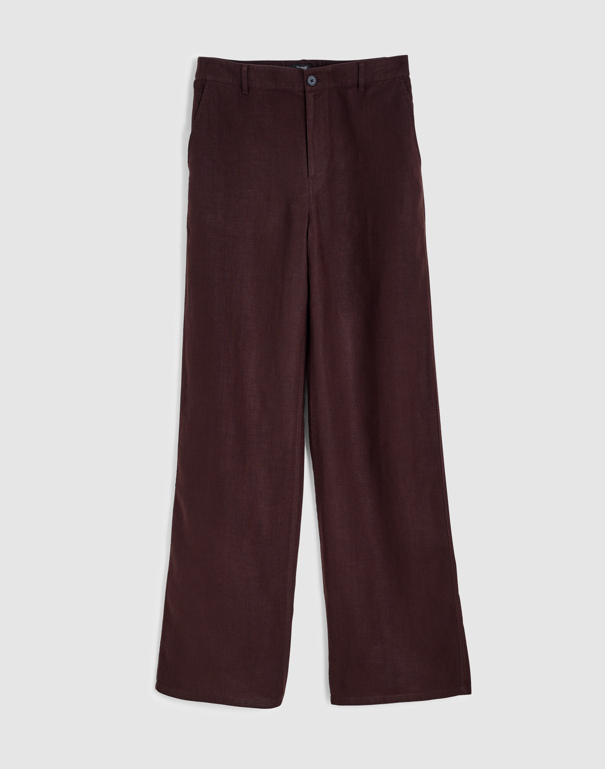 The Zoe Relaxed Straight Pant in 100% Linen