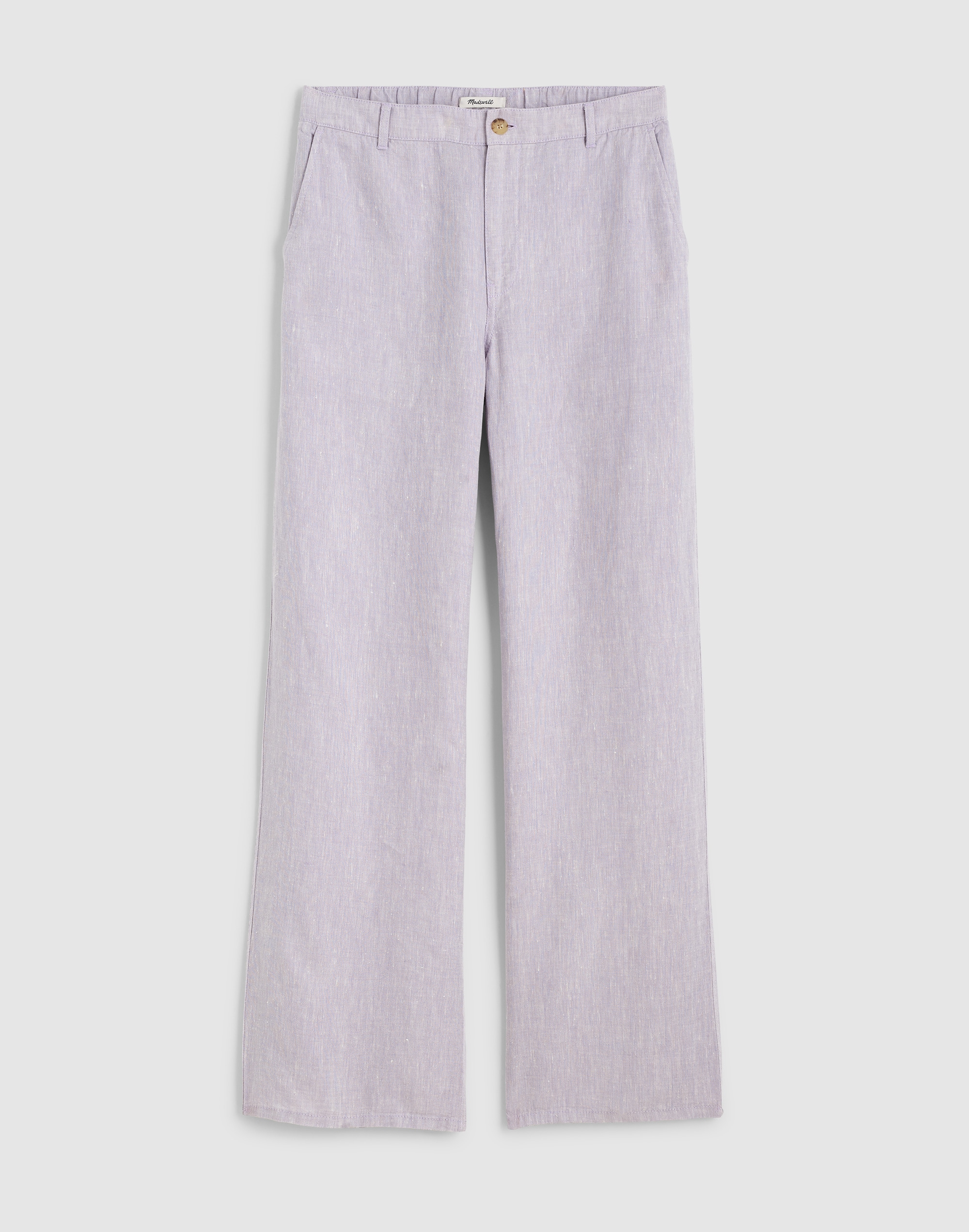 The Zoe Relaxed Straight Pant in 100% Linen