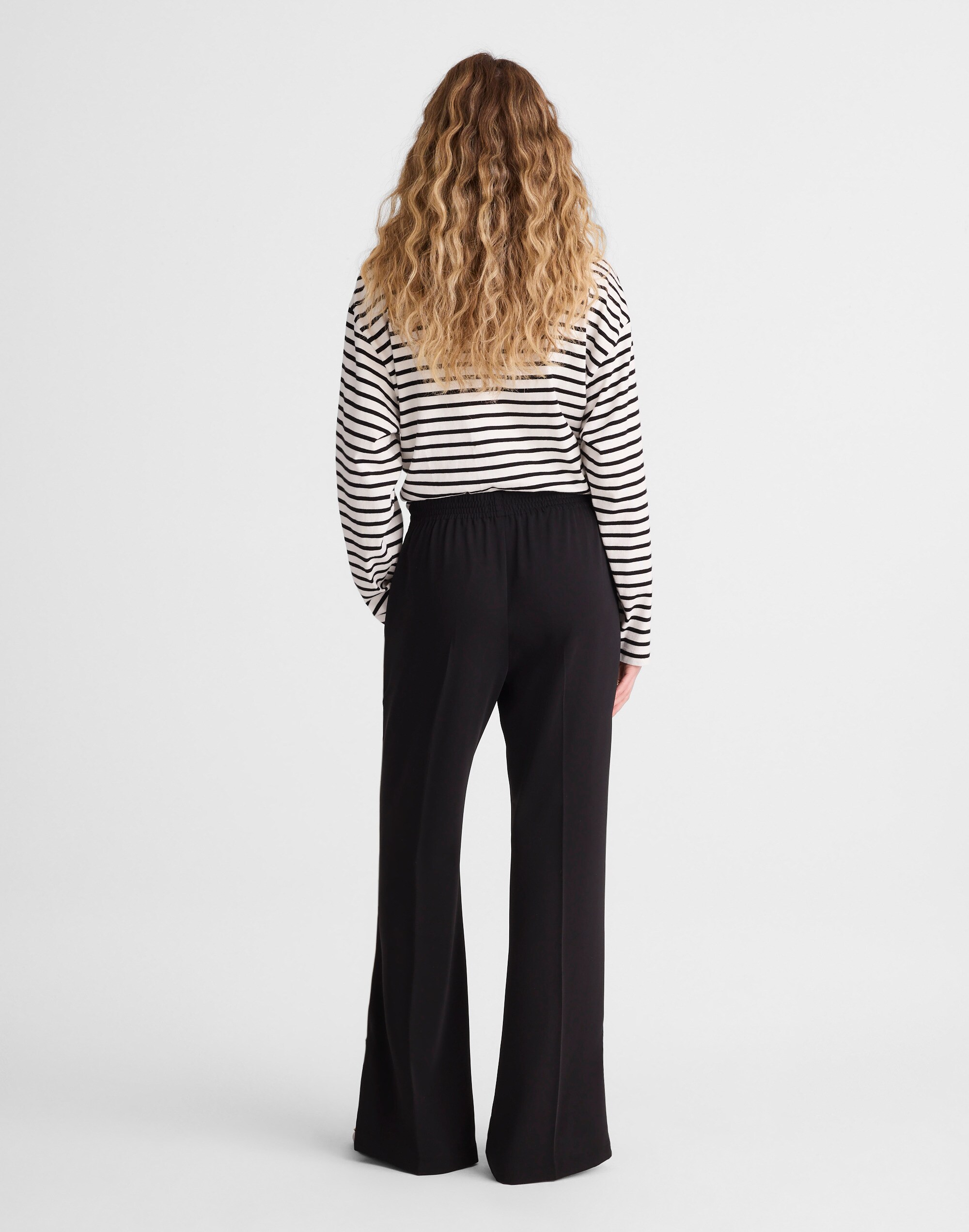 Pull-On Bootcut Track Pant