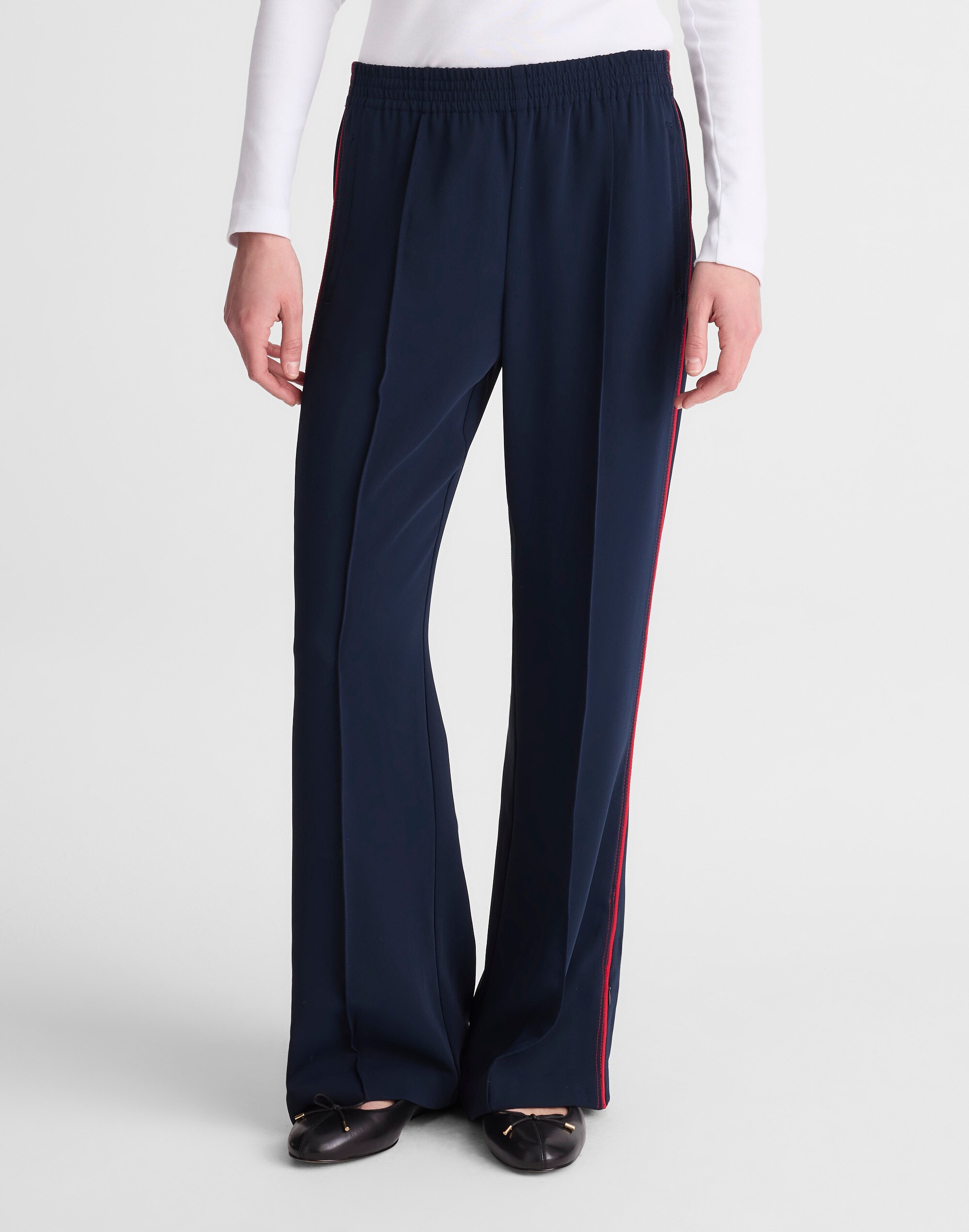 Pull-On Bootcut Track Pant