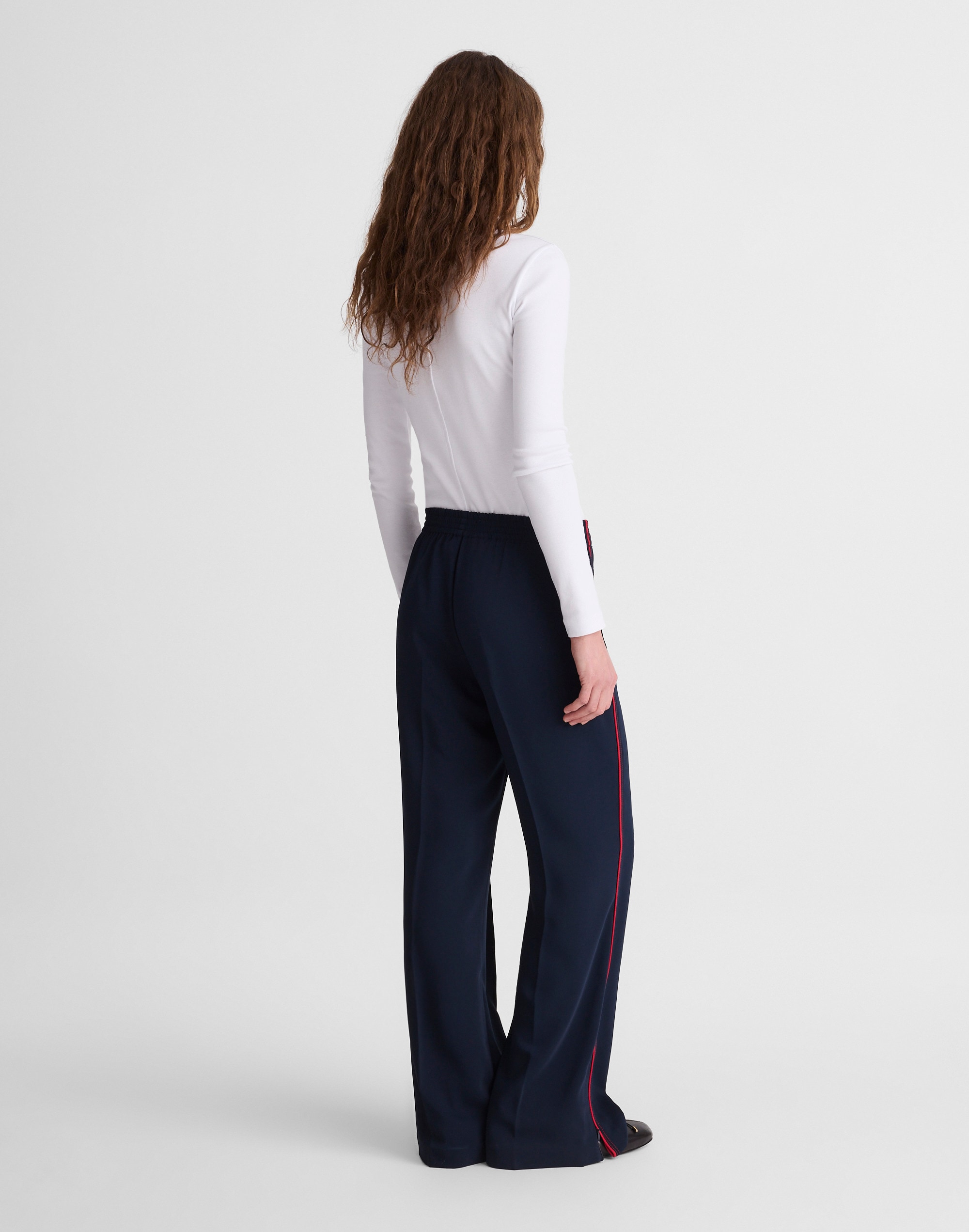 Pull-On Bootcut Track Pant
