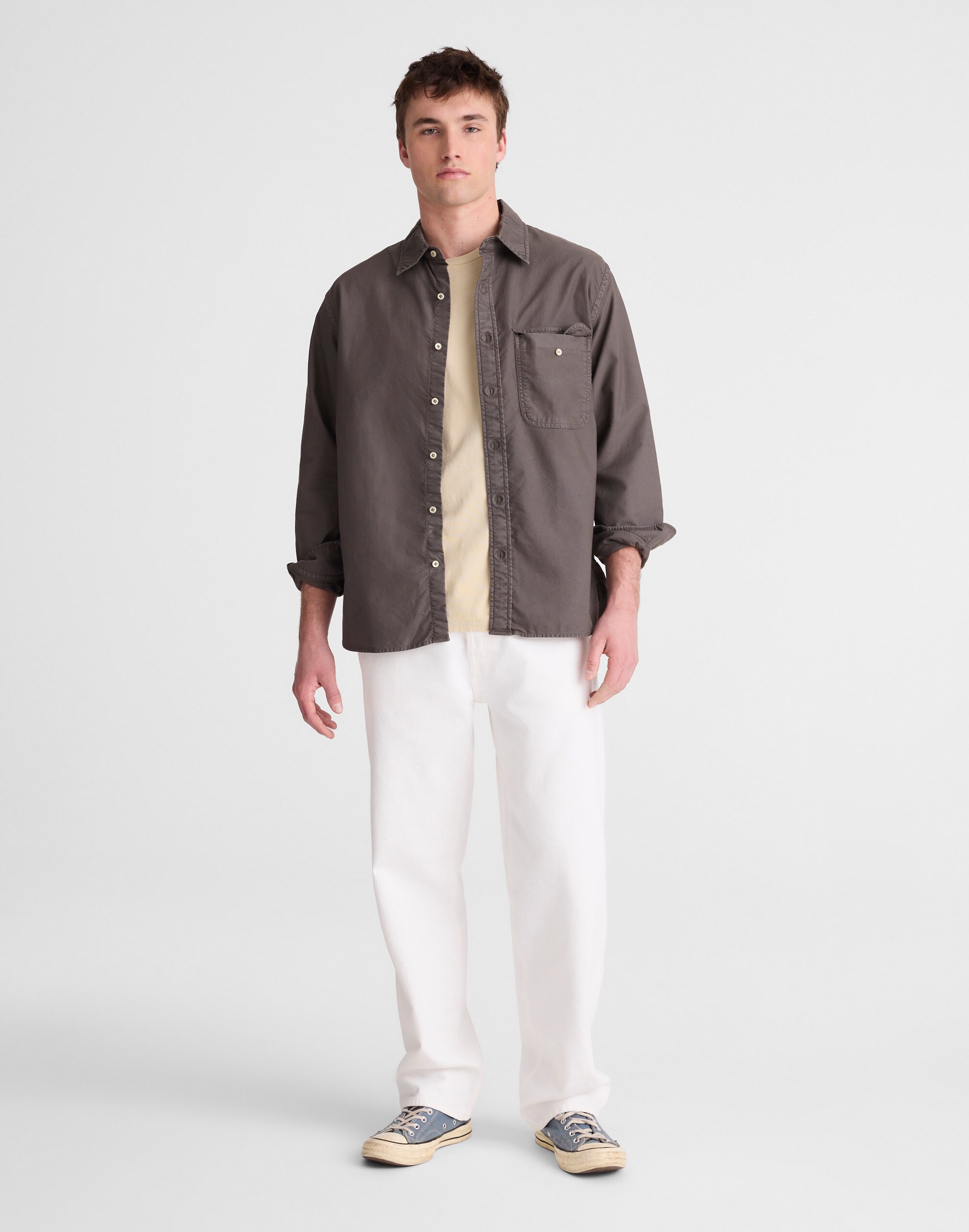 Single-Pocket Shirt in Allday Oxford