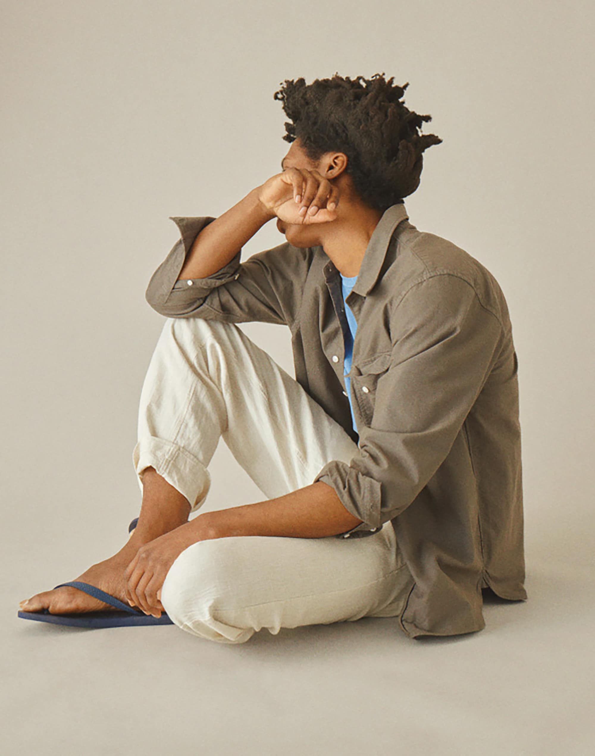 Single-Pocket Shirt in Allday Oxford