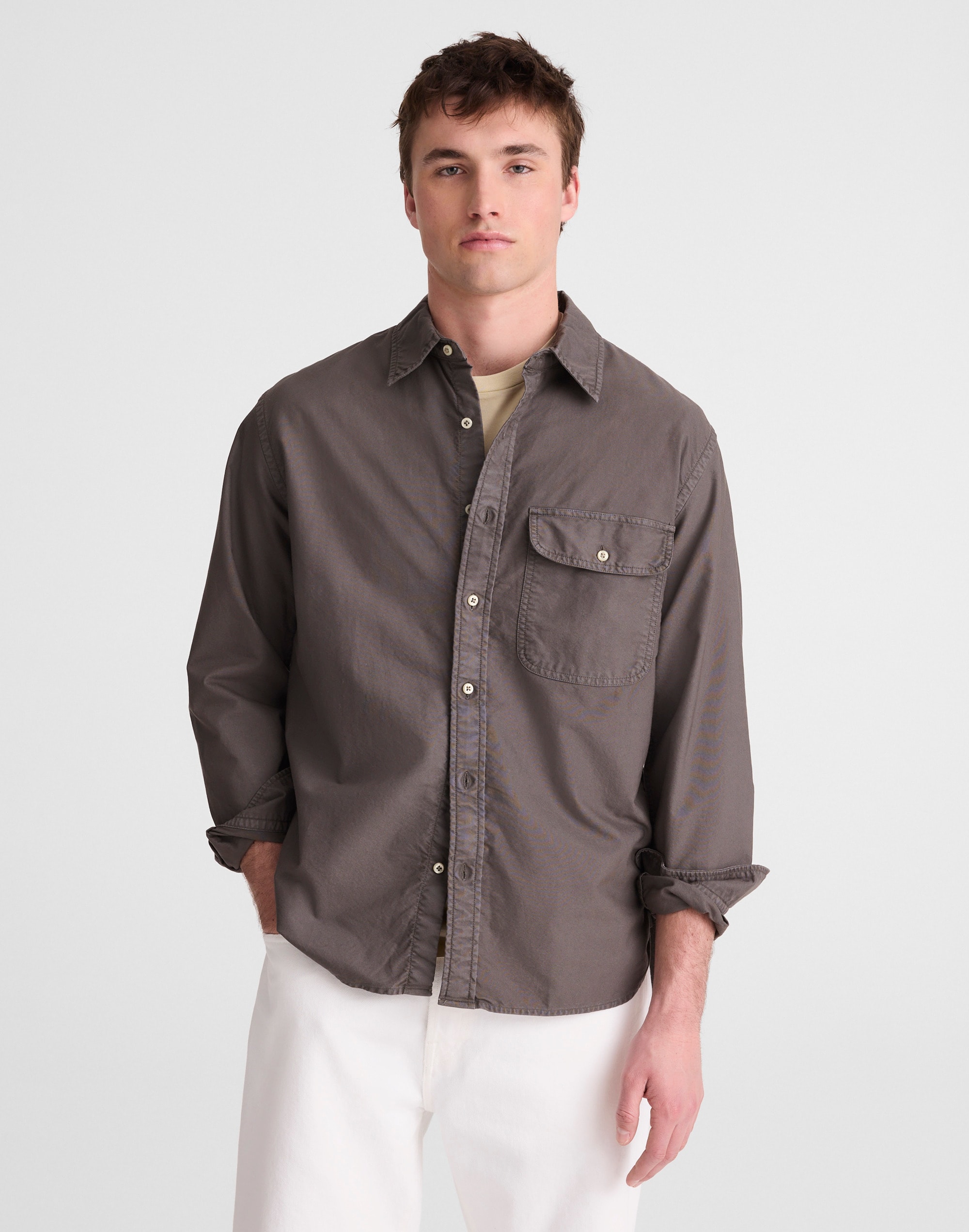 Single-Pocket Shirt in Allday Oxford
