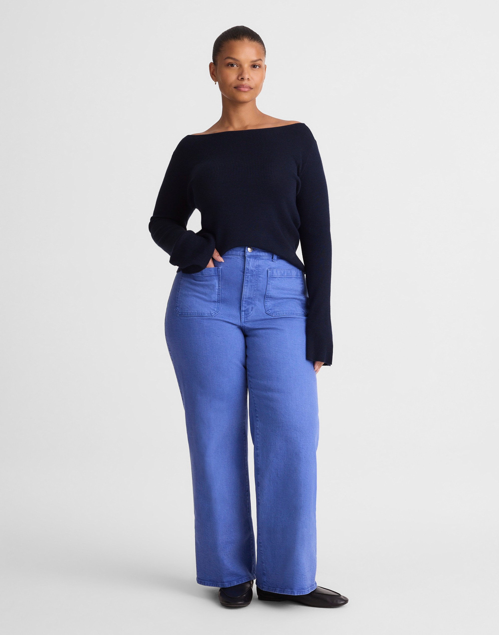 The Plus Emmy Wide-Leg Pant