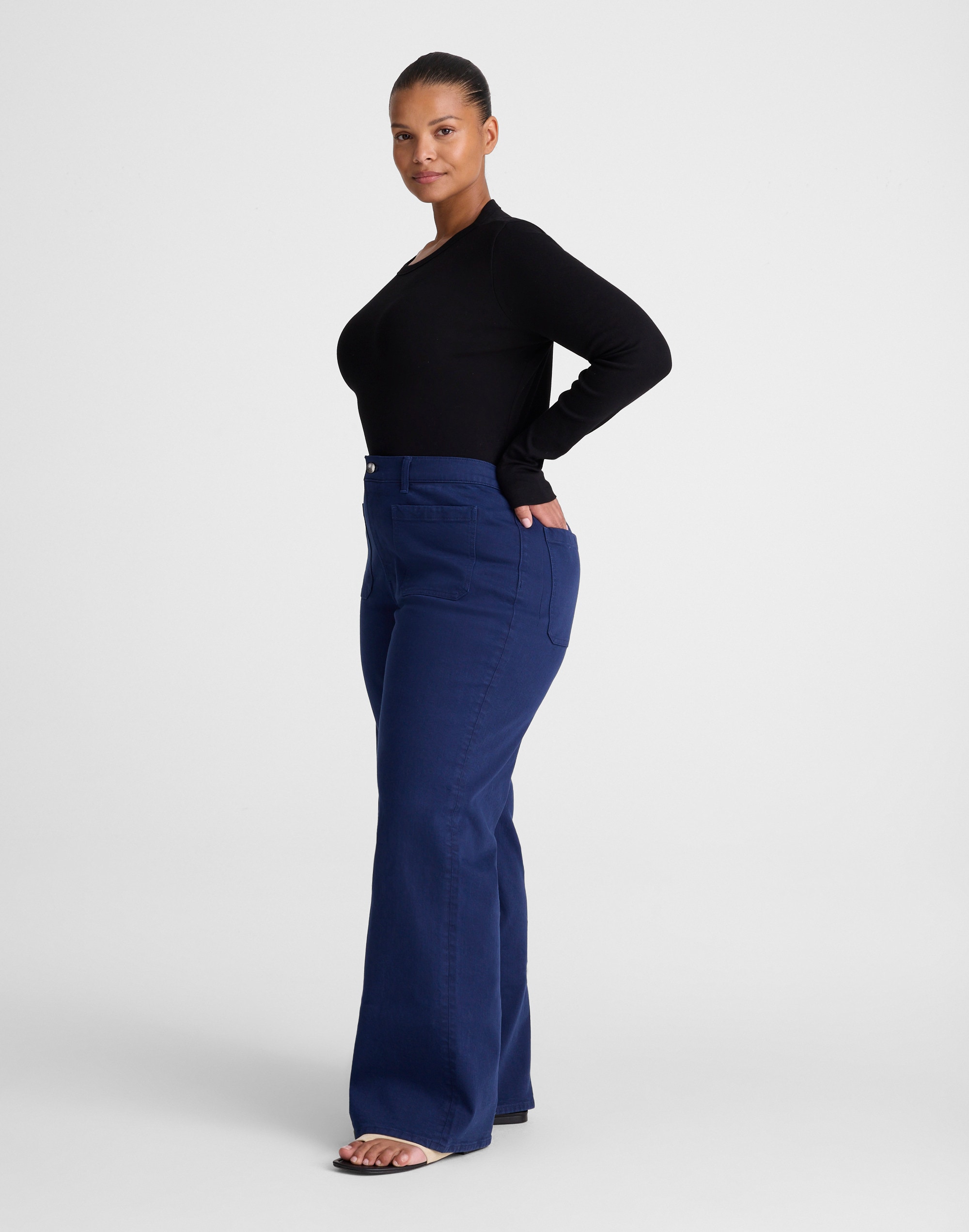 The Plus Emmy Wide-Leg Pant