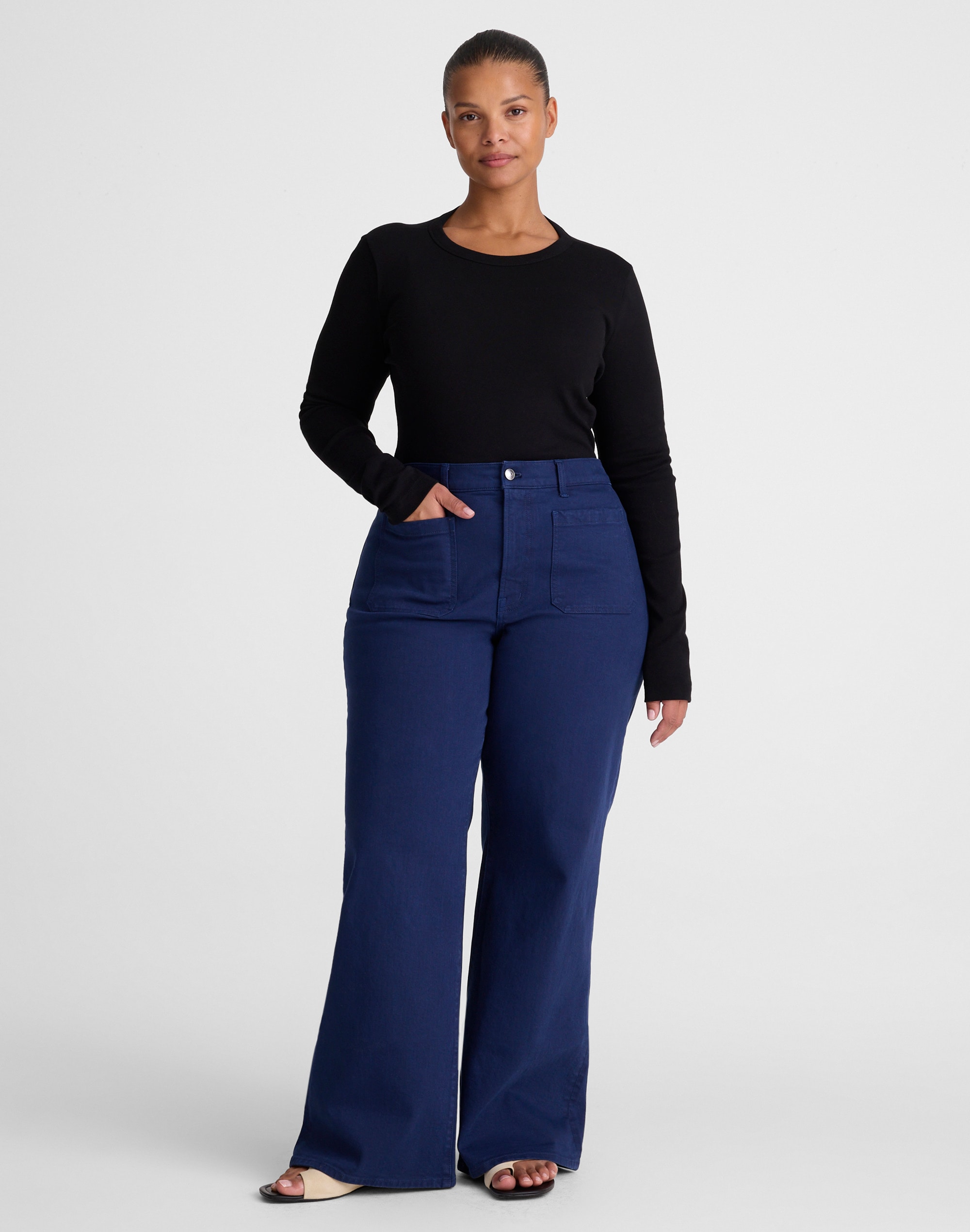 The Plus Emmy Wide-Leg Pant
