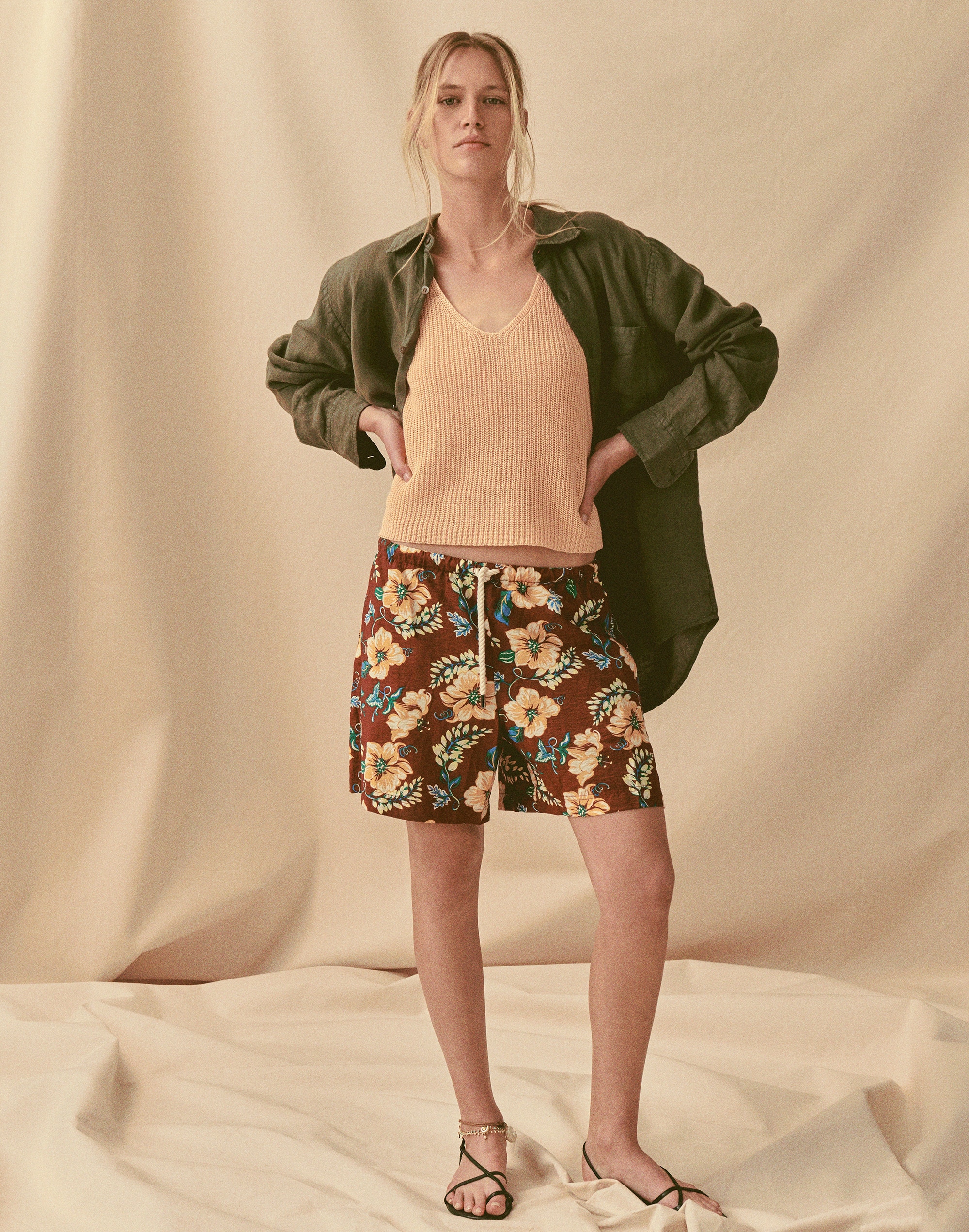 Button-Up Shirt in Linen