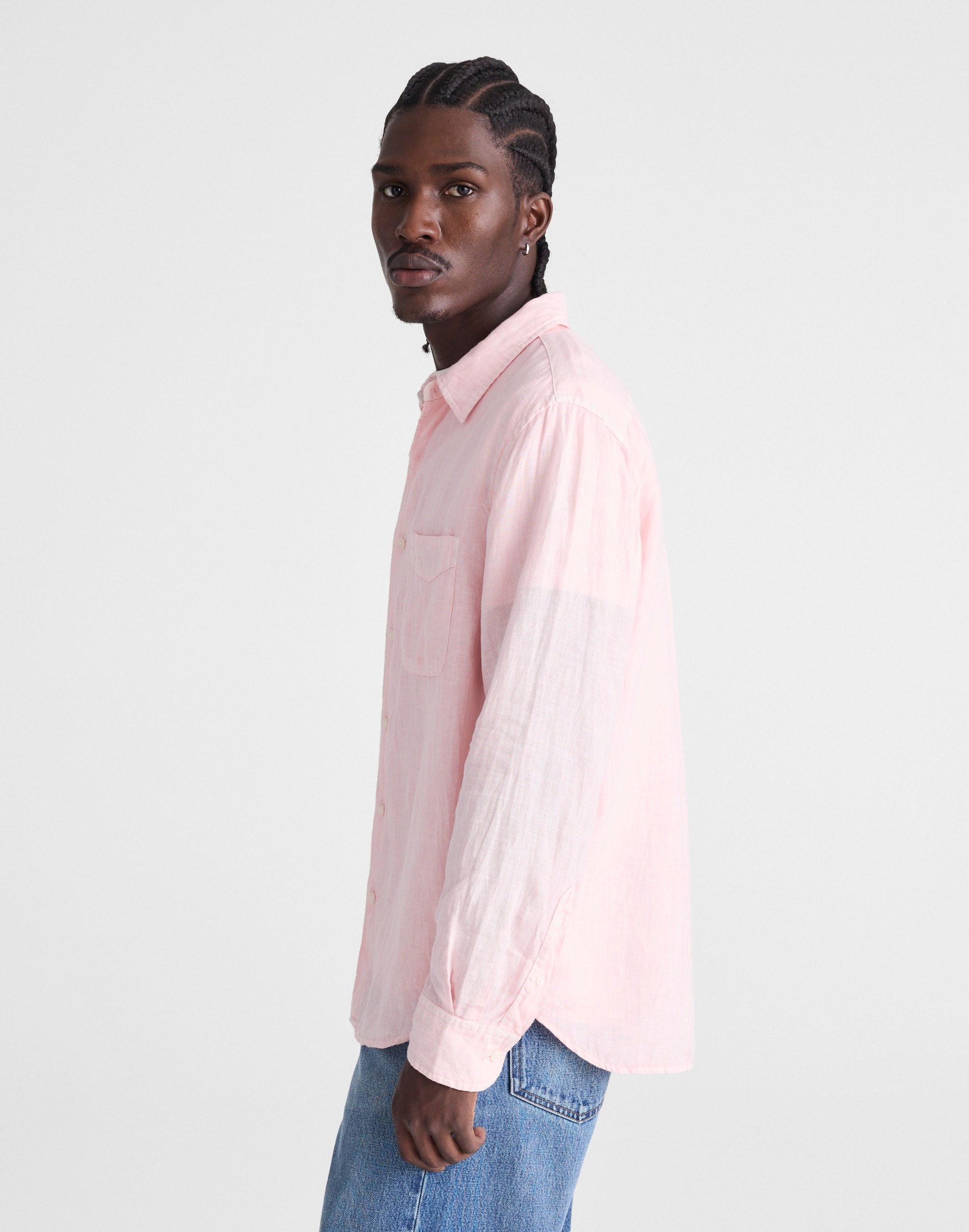 Button-Up Shirt in Linen